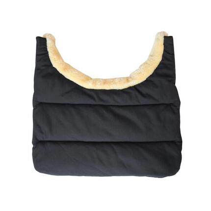 Kentucky - Paarden BIB Winter - Zwart - One Size - Borstbeschermer - Regendeken