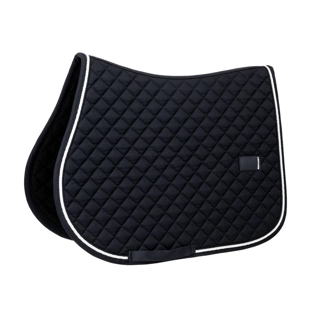 Saddle Pad diamond rope jumping black