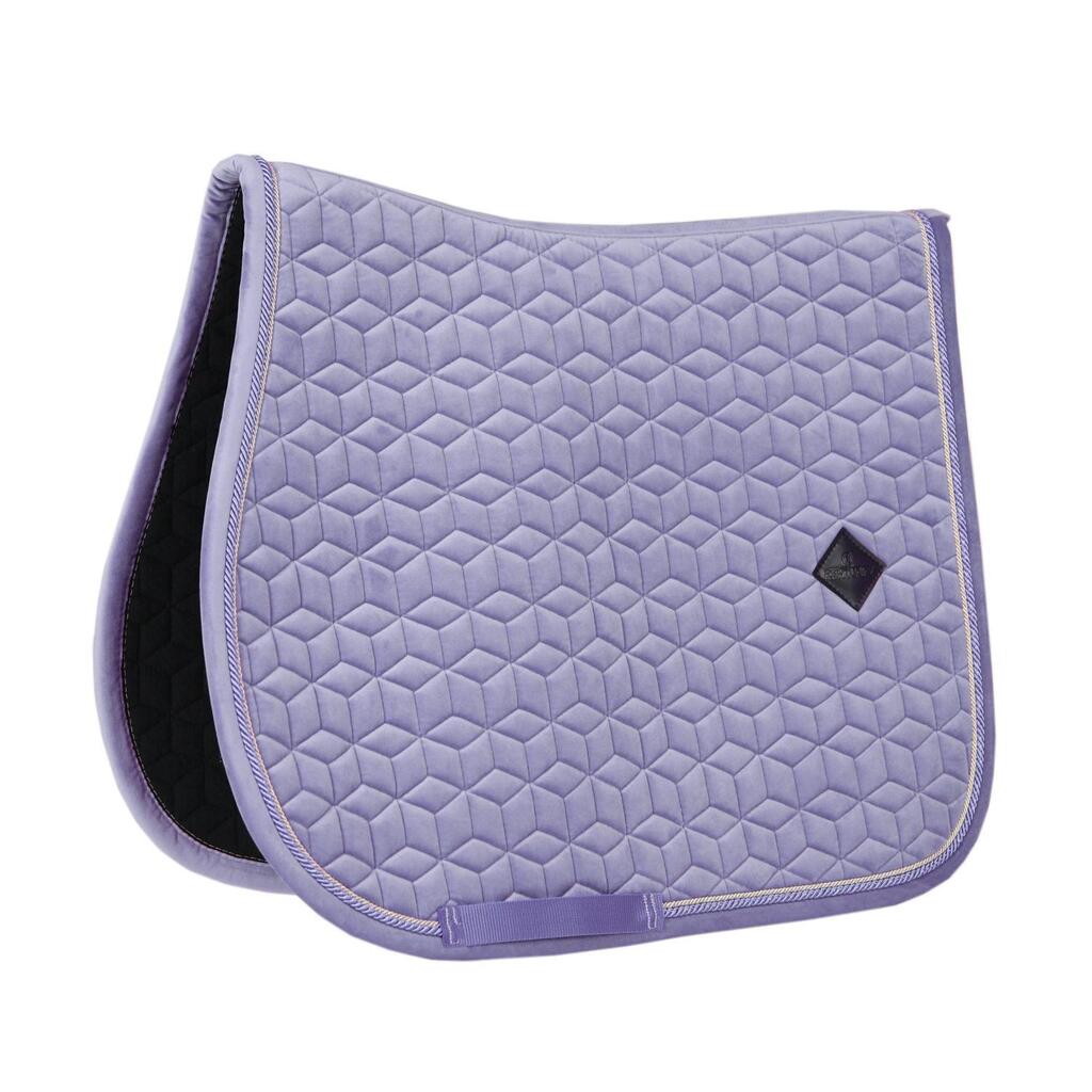 Saddle Pad velvet jumping purple
