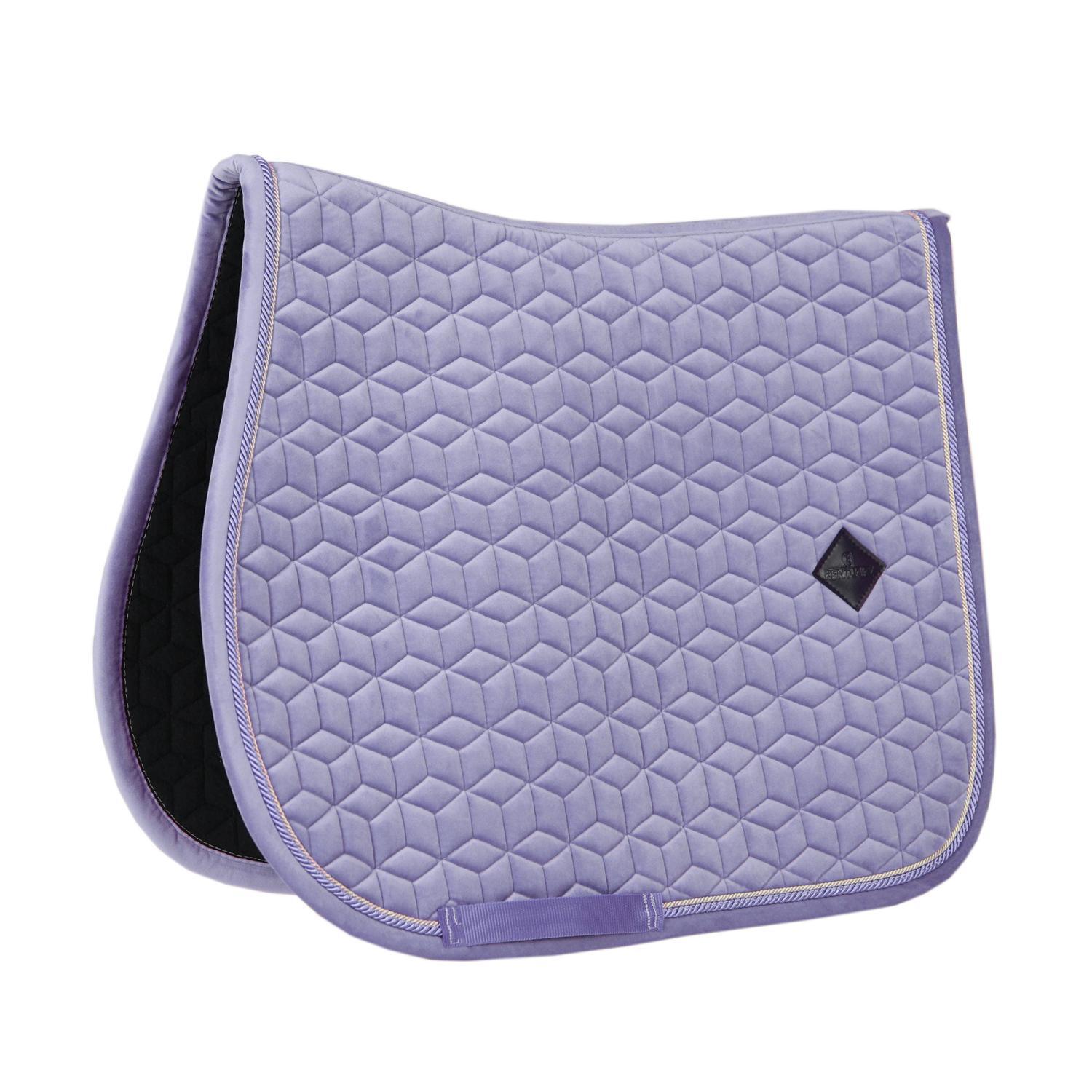 Kentucky Horsewear - Tapis De Selle Velours Violet - Tapis De Selle - Violet - Fs - Decathlon