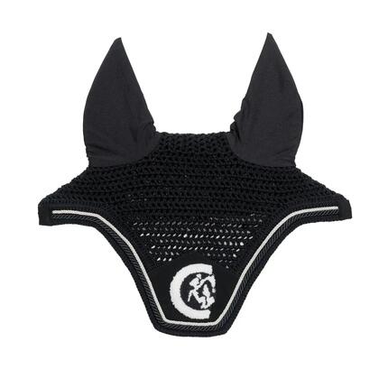 Bonnet anti-mouches pour cheval Kentucky Wellington 3D Logo
