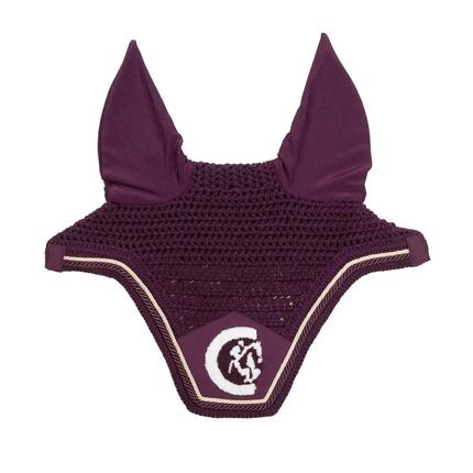 Bonnet anti-mouches pour cheval Kentucky Wellington 3D Logo