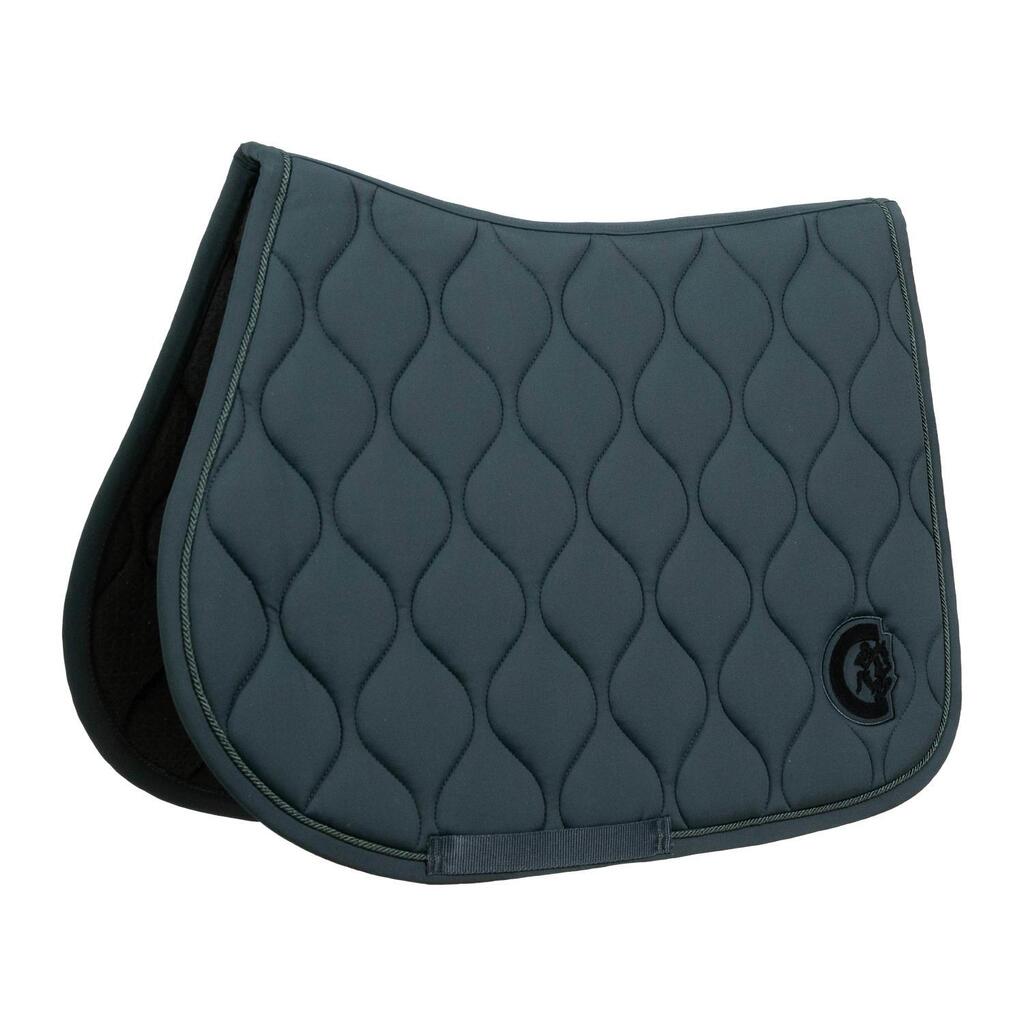 Saddle Pad wave 3D show jumping Pine green