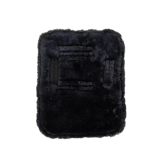 Prolongateur de poitrine quilted with sheepskin 2 fermetures noir