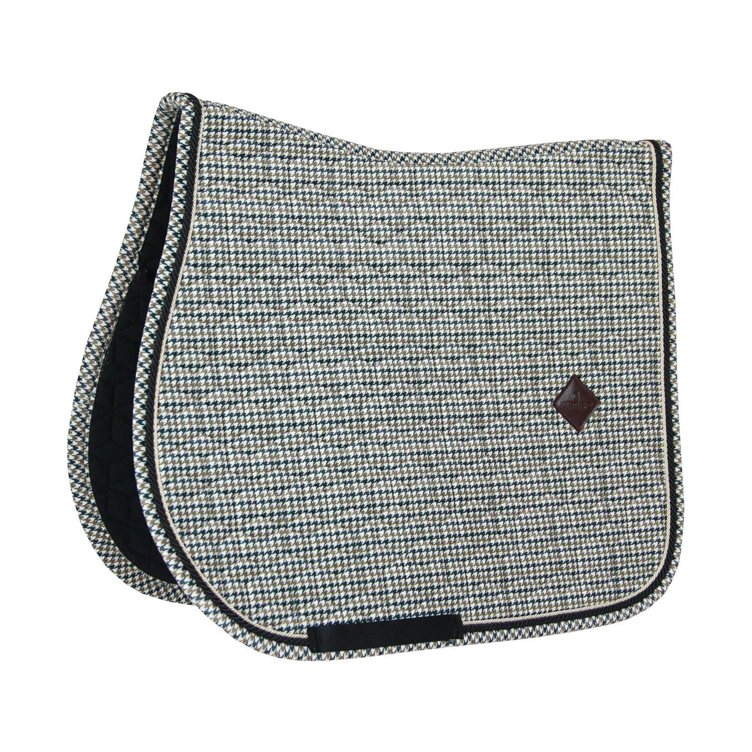 Kentucky Horsewear - Tapis De Selle Pied De Poule Jumping Choco - Tapis De Selle - Marron - Fs - Decathlon