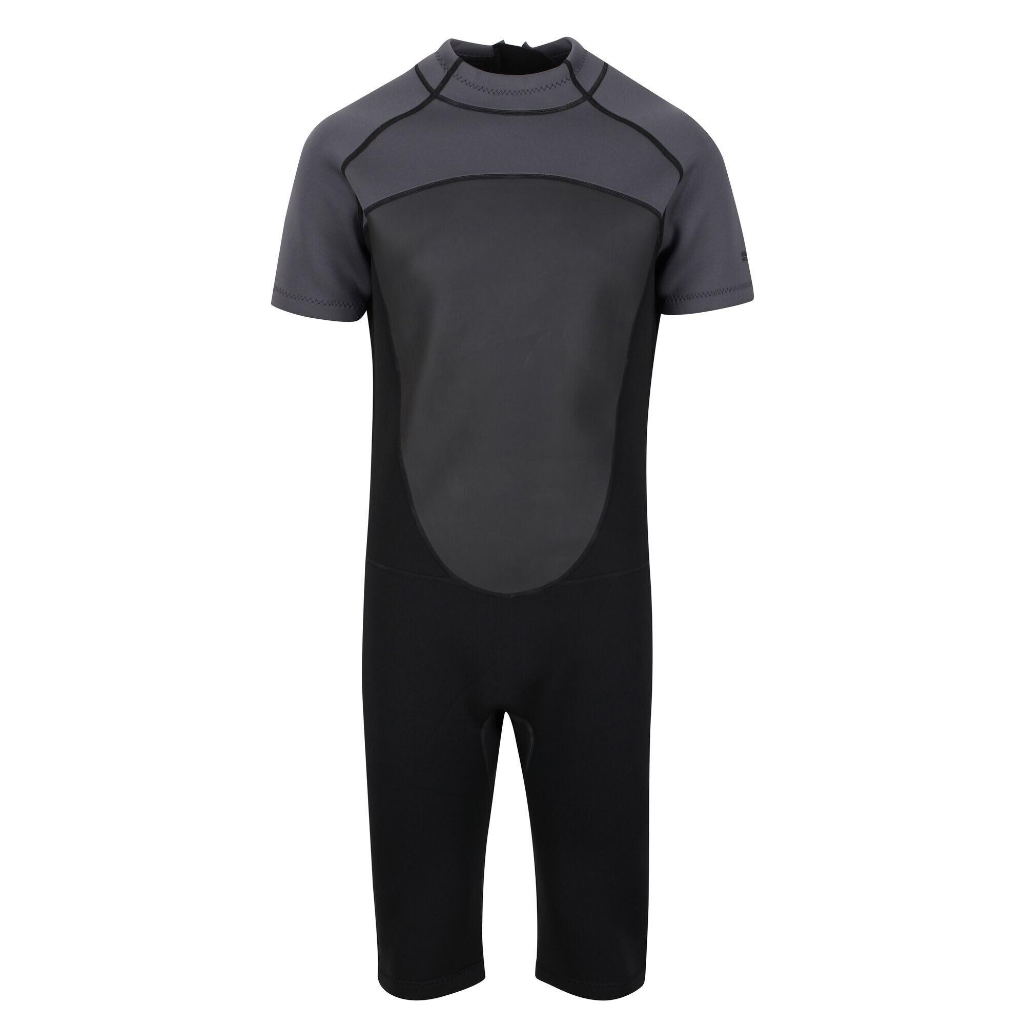 REGATTA Muta Subacquea Uomo Regatta Shorty Nero Grigio Scuro