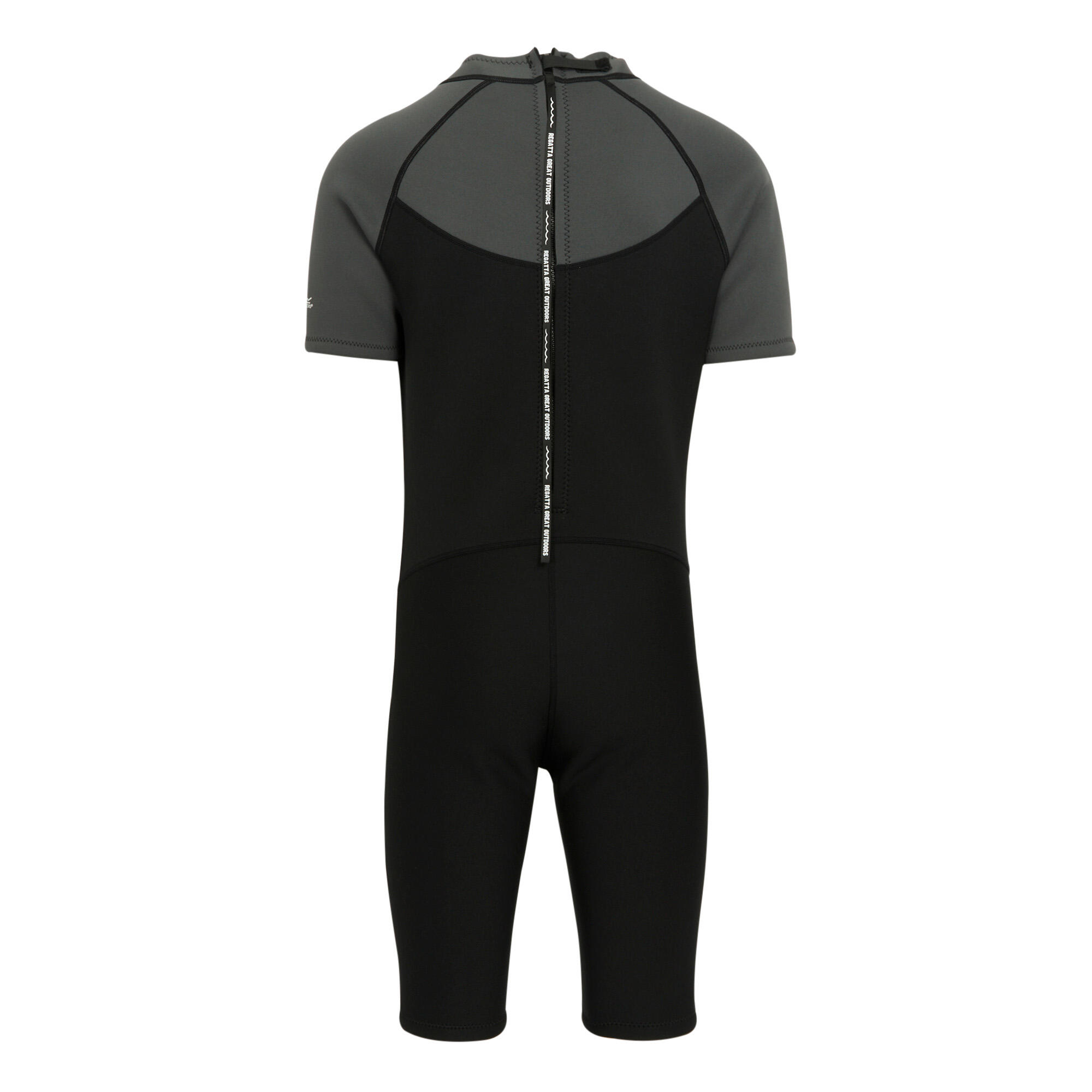 "Shorty" Neoprenanzug für Herren Schwarz/Dunkelgrau/Weiß 2/5