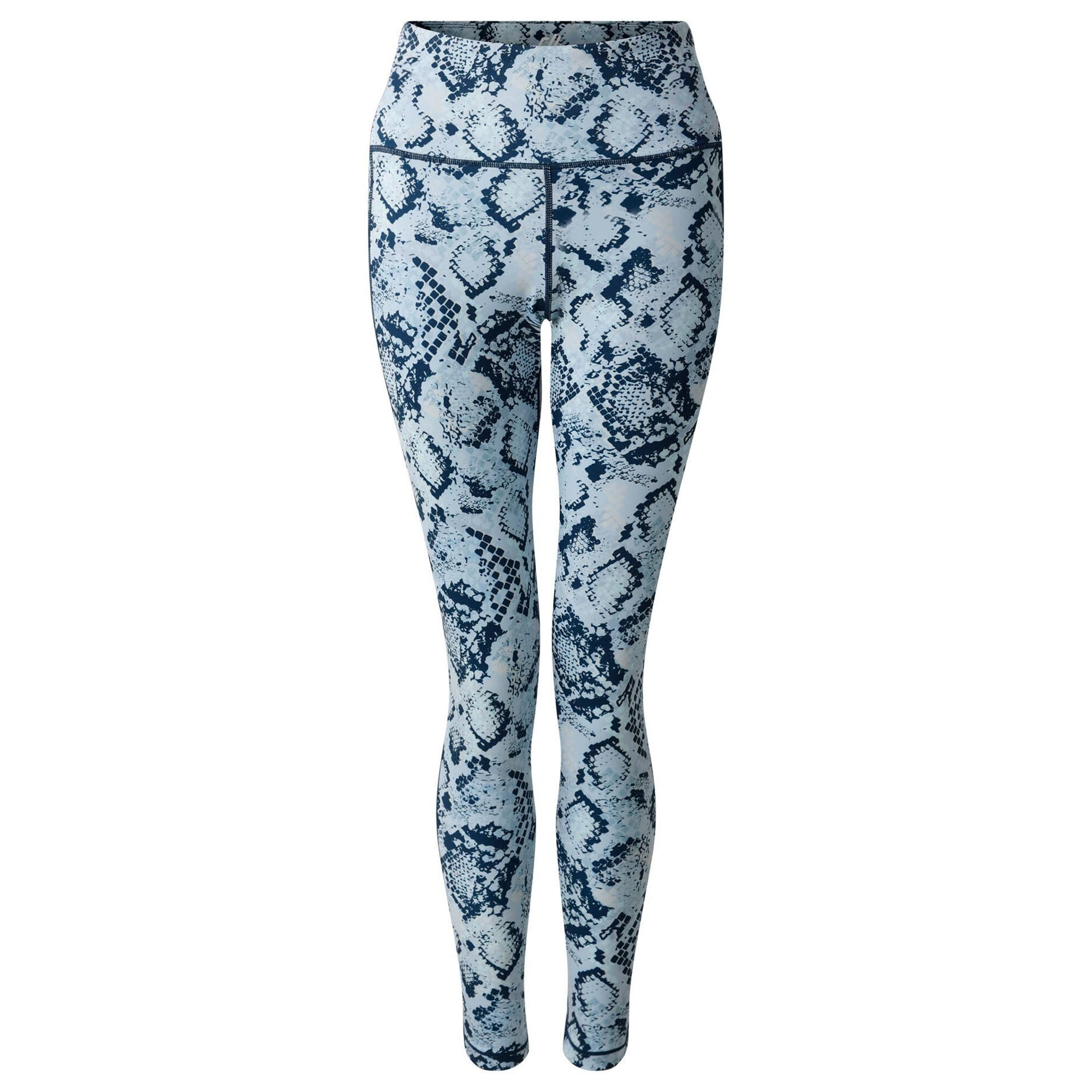 DARE 2B Womens/Ladies Influential II Snake Print Leggings (Blue)