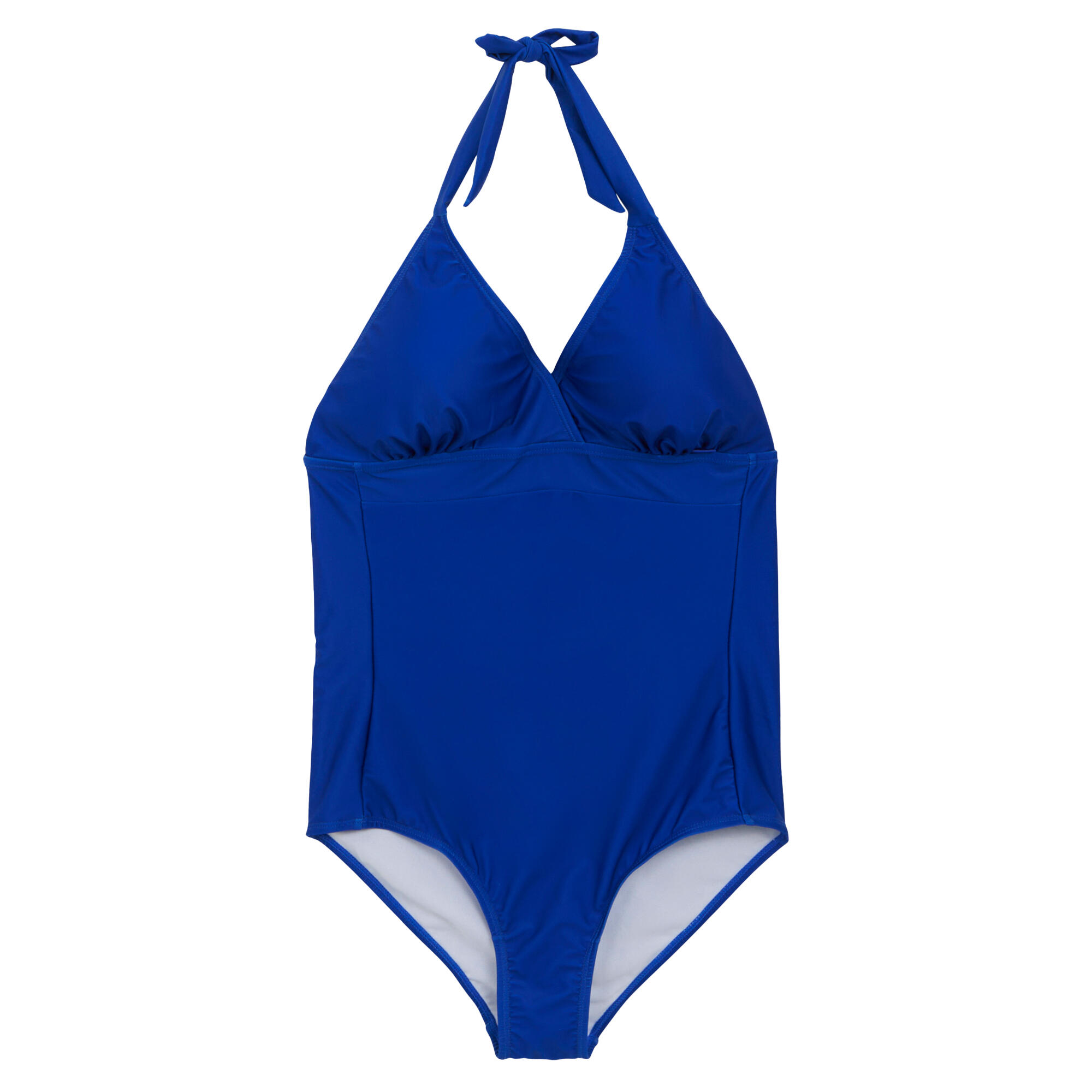 Fato de banho flavia ii plain one piece para senhora/senhora azul mais brilhante