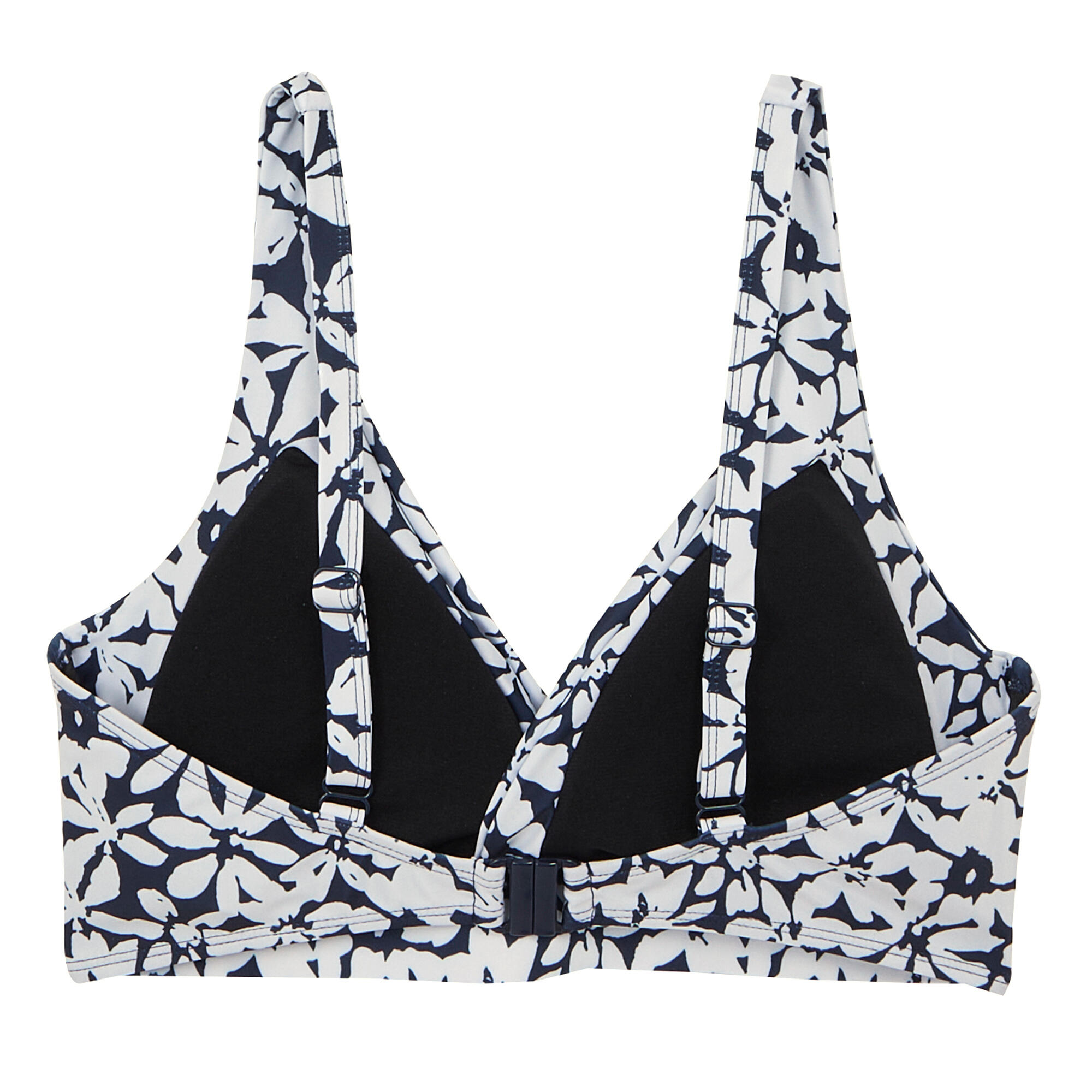 "Paloma" Bikini Oberteil für Damen Marineblau/Weiß 2/5
