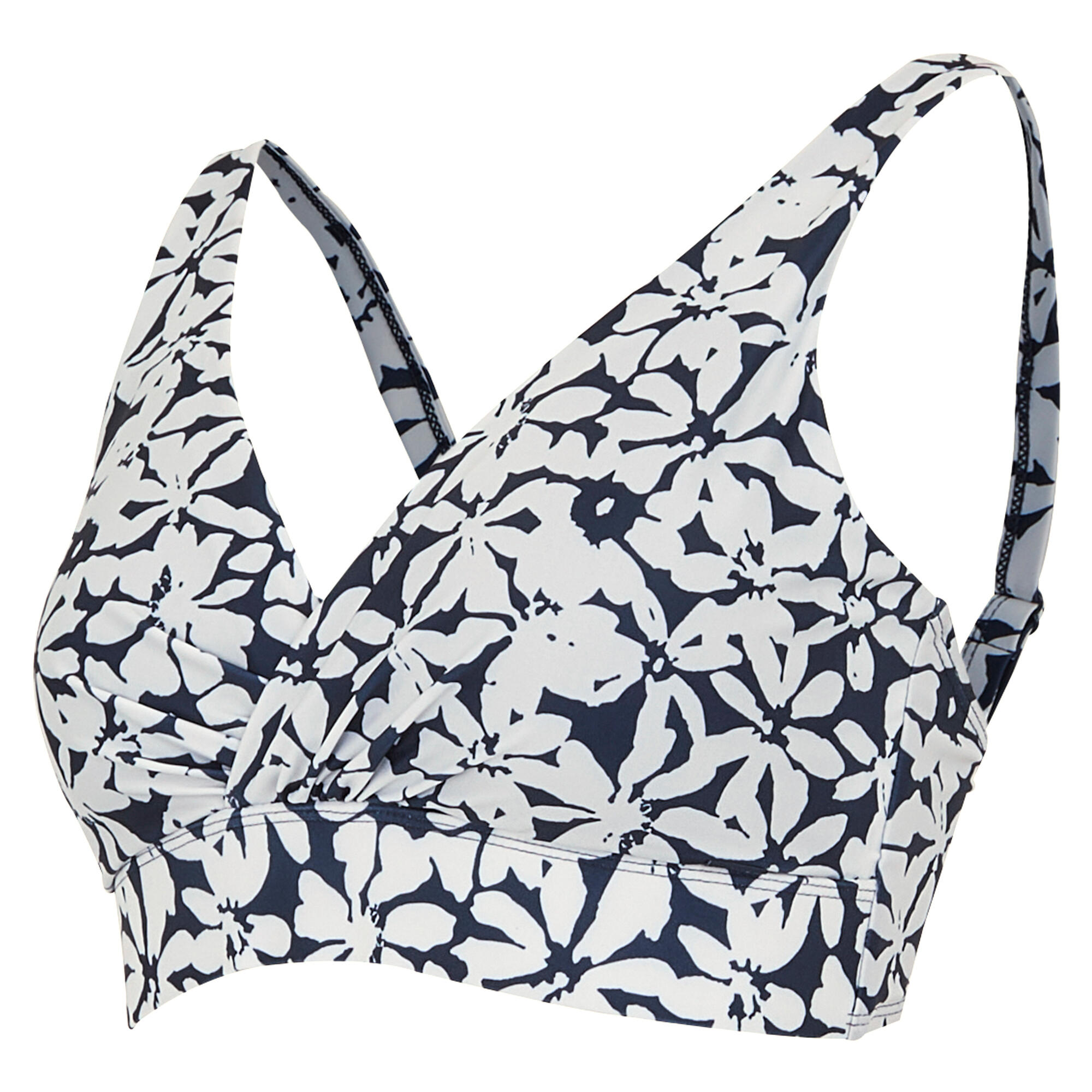 "Paloma" Bikini Oberteil für Damen Marineblau/Weiß 3/5