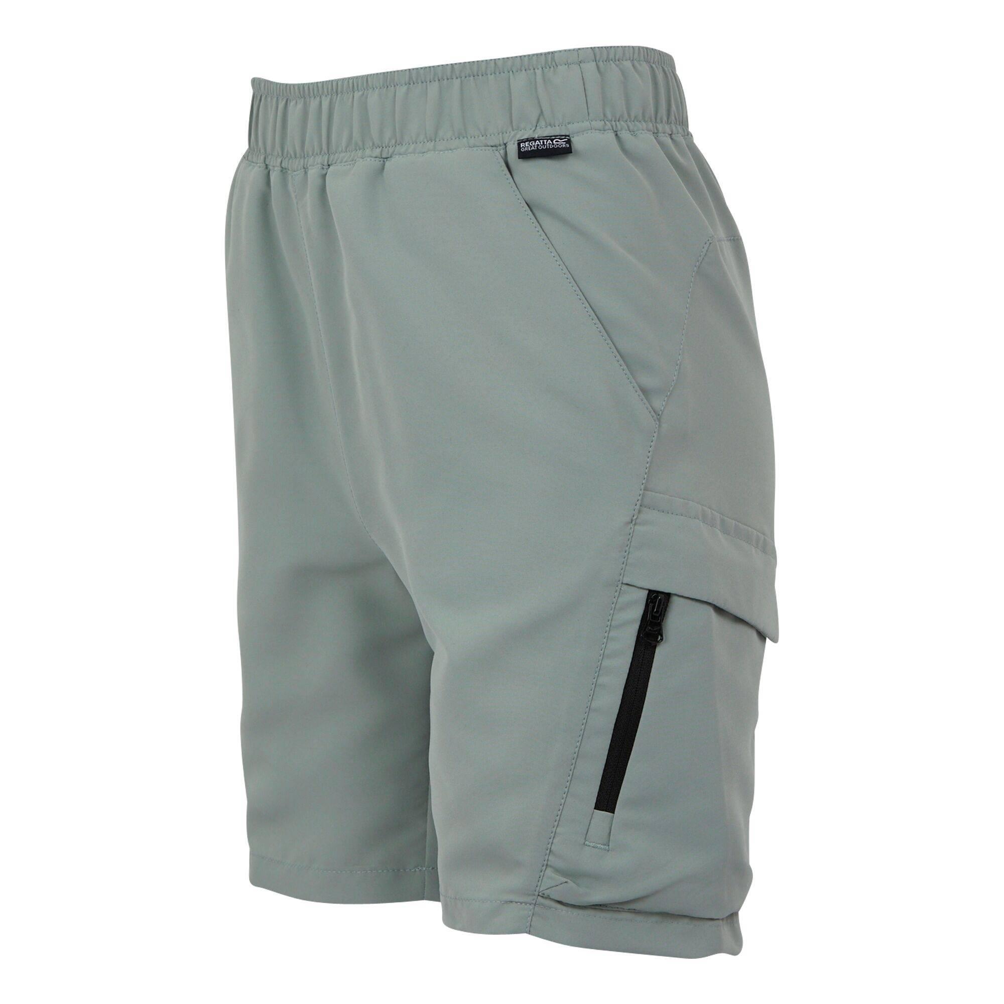 Childrens/Kids Sorcer III Shorts (Glacier) 3/4