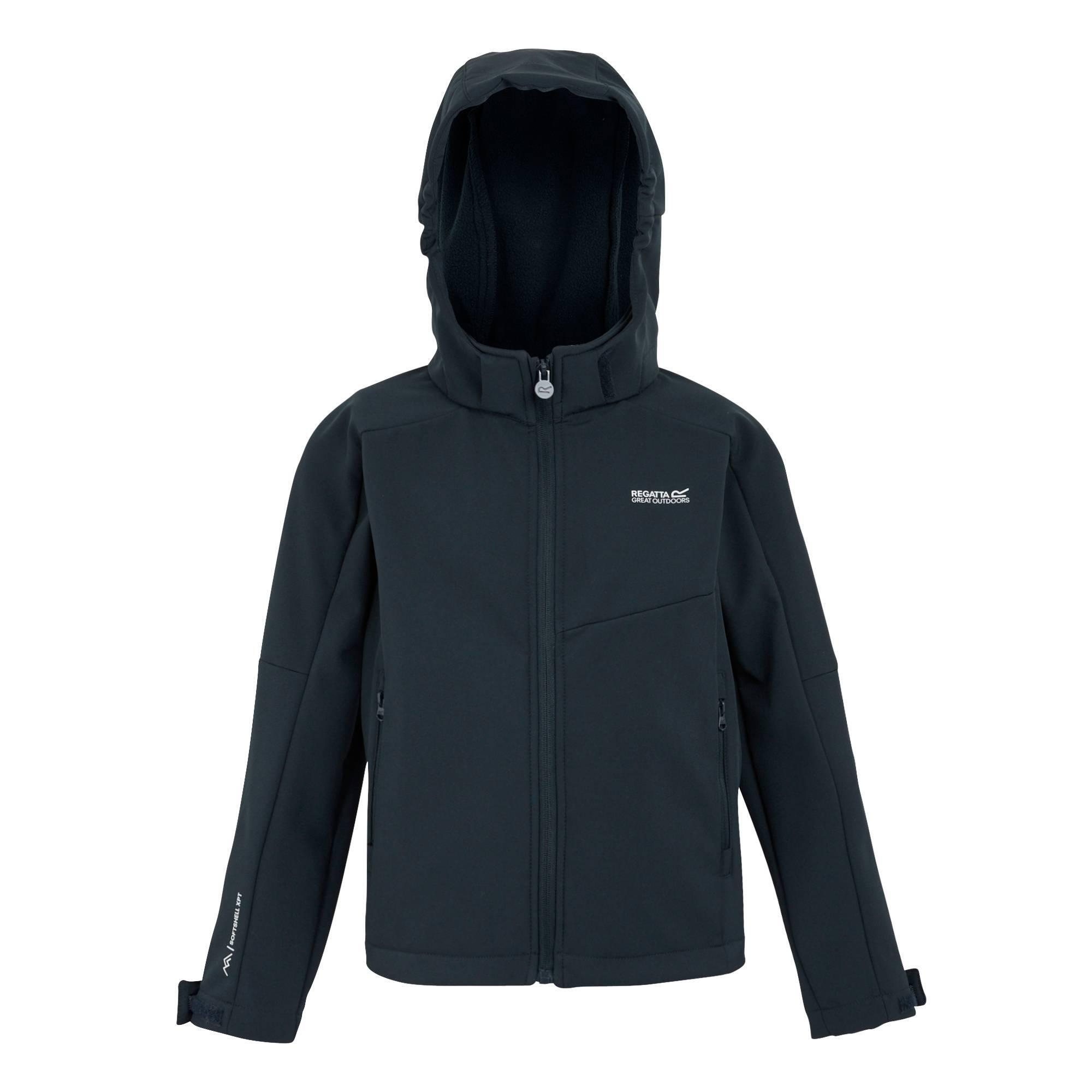 Kinder/Kids Acidity VIII Soft Shell Jas (Marine) 2/5