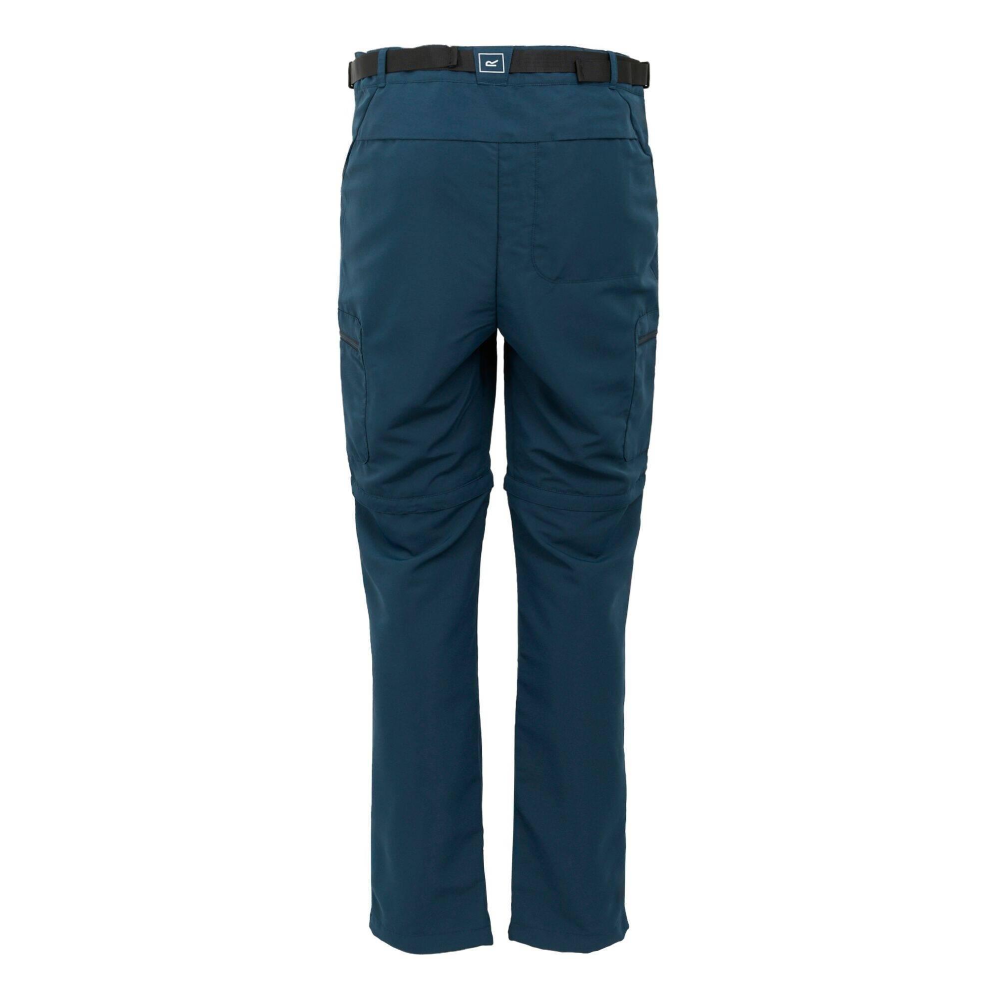 Pantaloni Da Trekking Cerniera Rimovibile Uomo Regatta Leesville III Moonlight 3/5