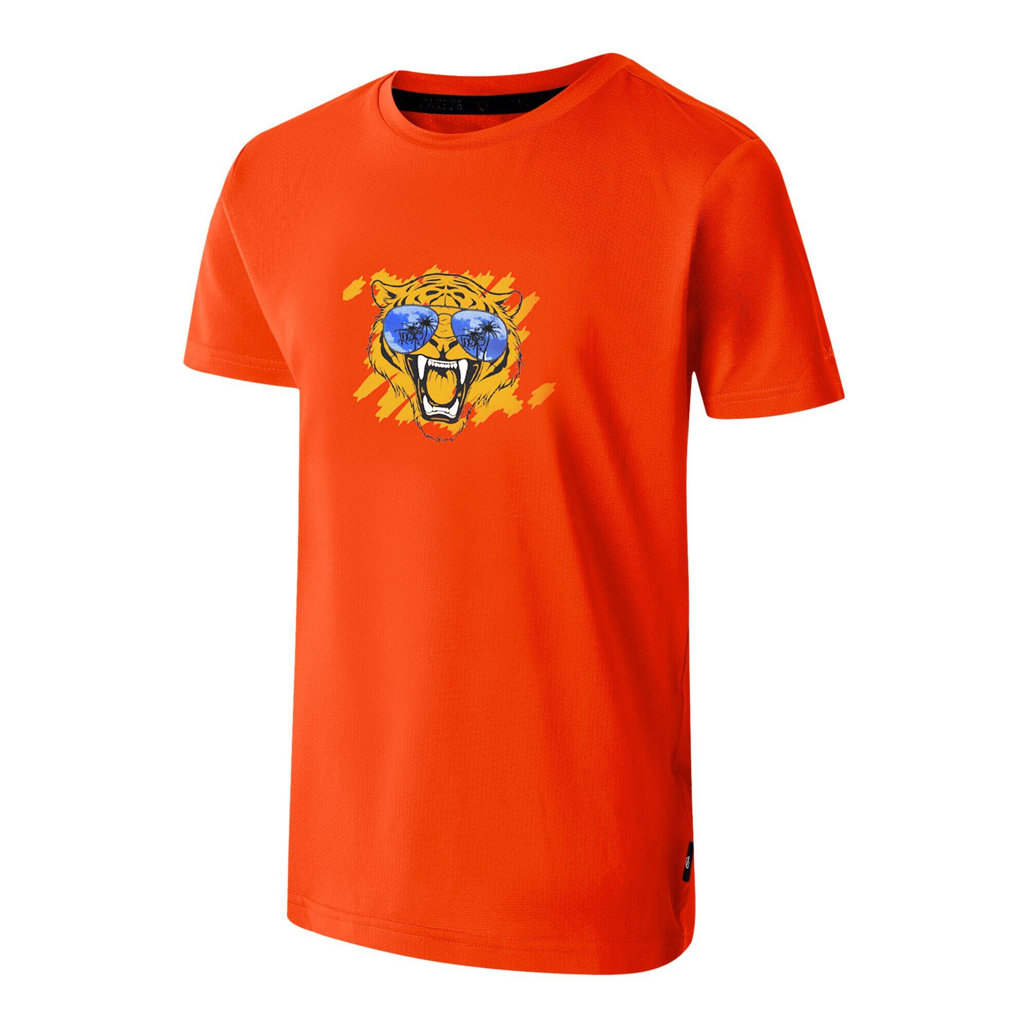 Kinderen/Kinderen Amuse II Tijger Tshirt (Sevilla Rood) 3/4