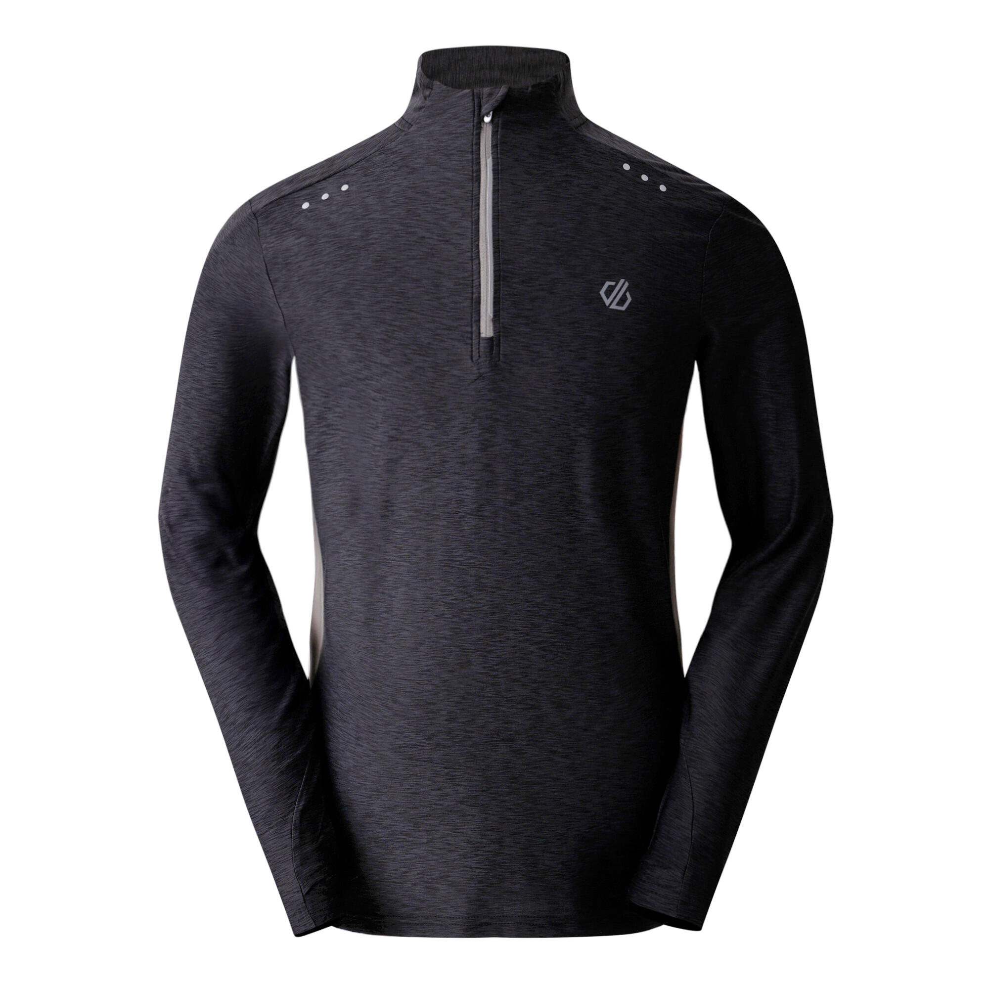 Dare 2b - Maillot Power Up Homme (noir Chiné) - T-shirt Manches Courtes - Gris|multicolore|rose - 36 Xs - Decathlon