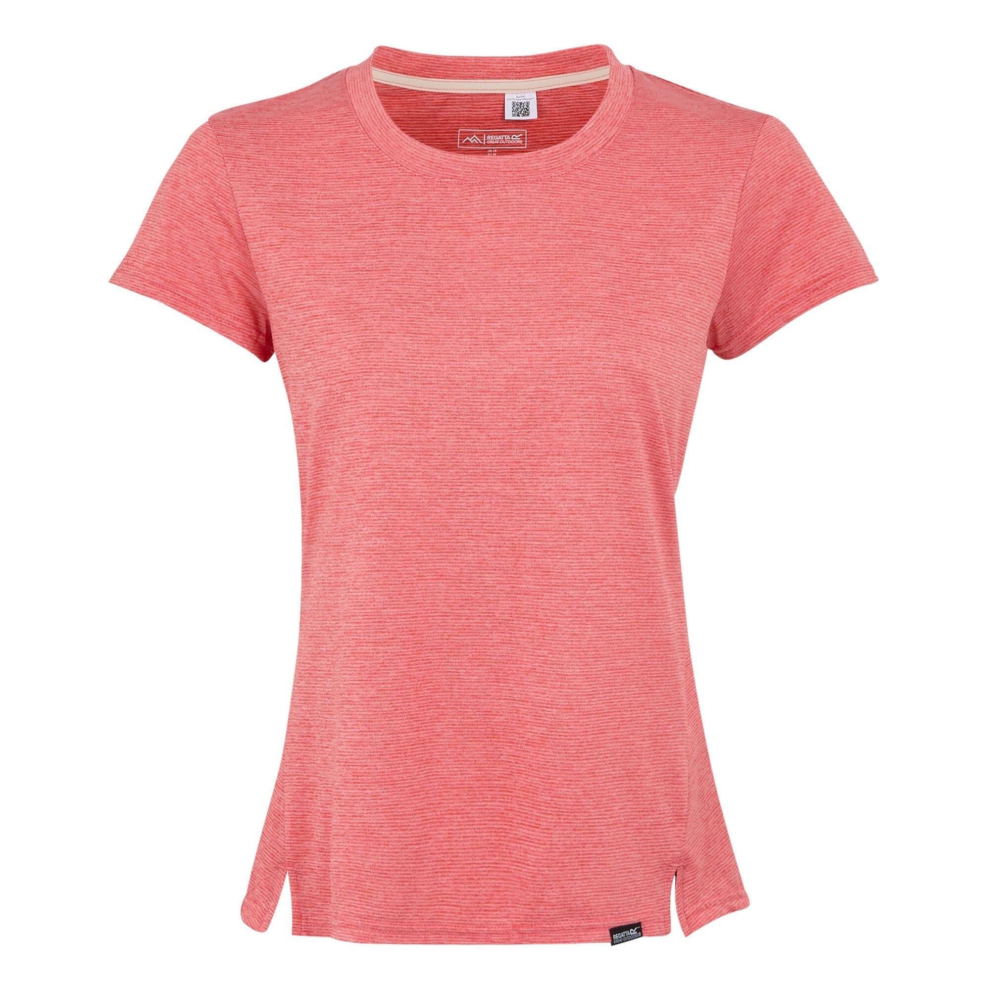 Regatta - Tshirt Limonite Femme (pêche Foncée) - T-shirt Manches Courtes - Rose - 42 M/l - Decathlon