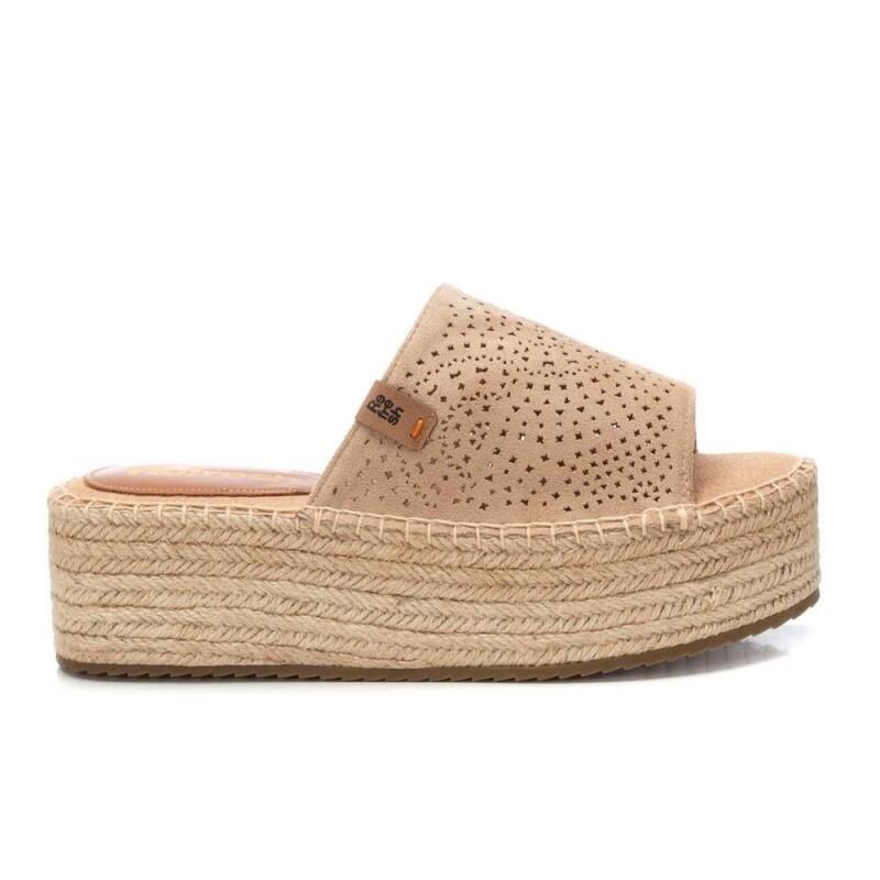 Sandalias Planas Mujer Refresh  Beige 4/4