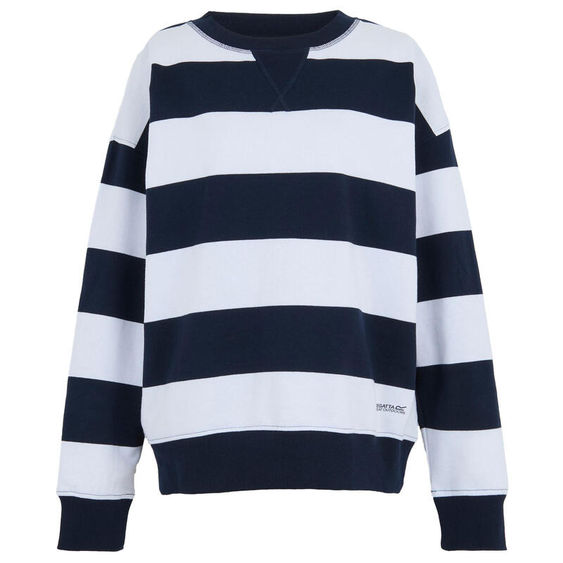 Damski Sweter Z Dekoltem W Szpic Avika II Stripe