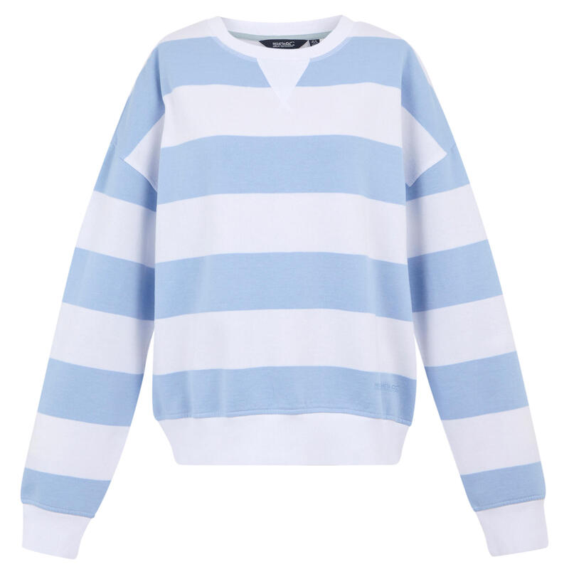 Damski Sweter Z Dekoltem W Szpic Avika II Stripe