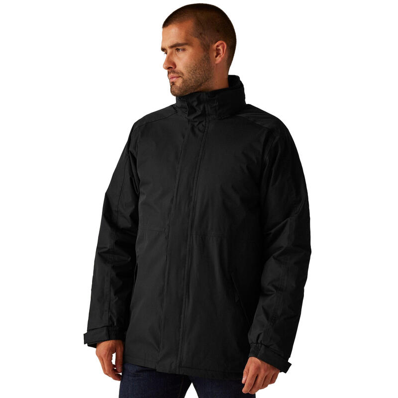 Waterdichte heren parka (Zwart)