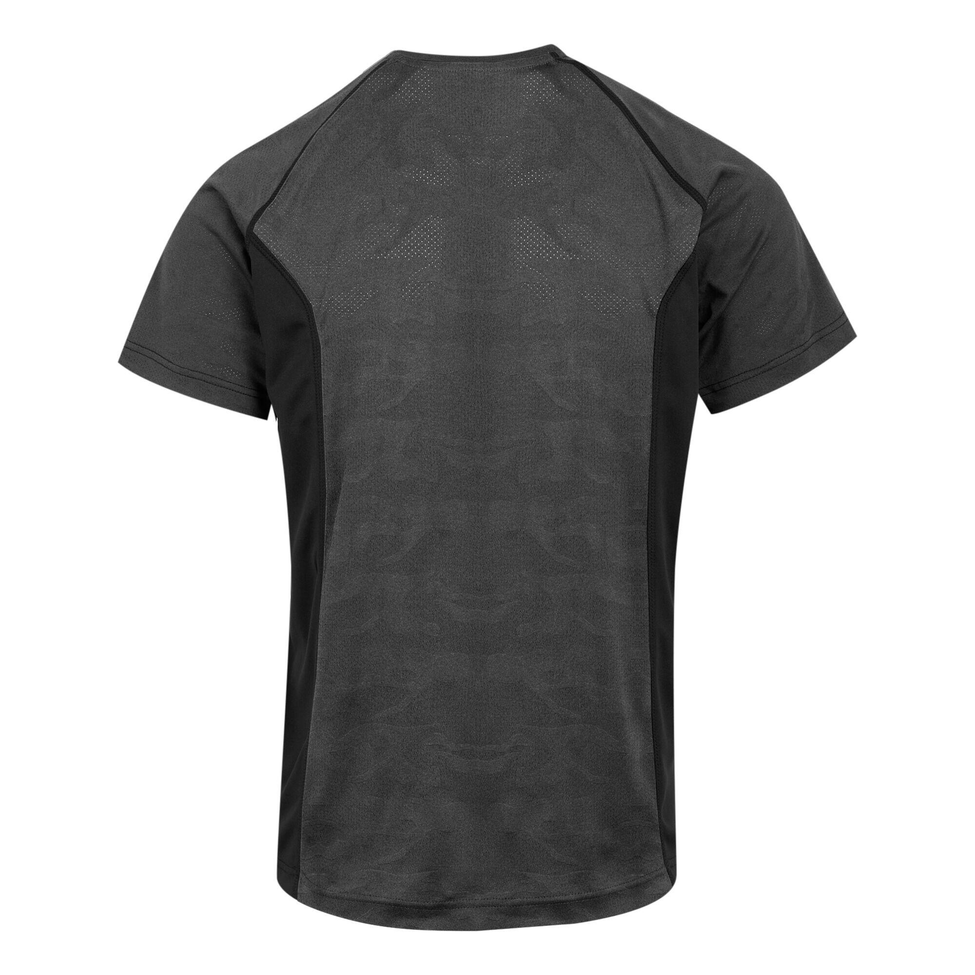 Tshirt CORBALLIS Homme (Gris Clair / Noir) 2/5