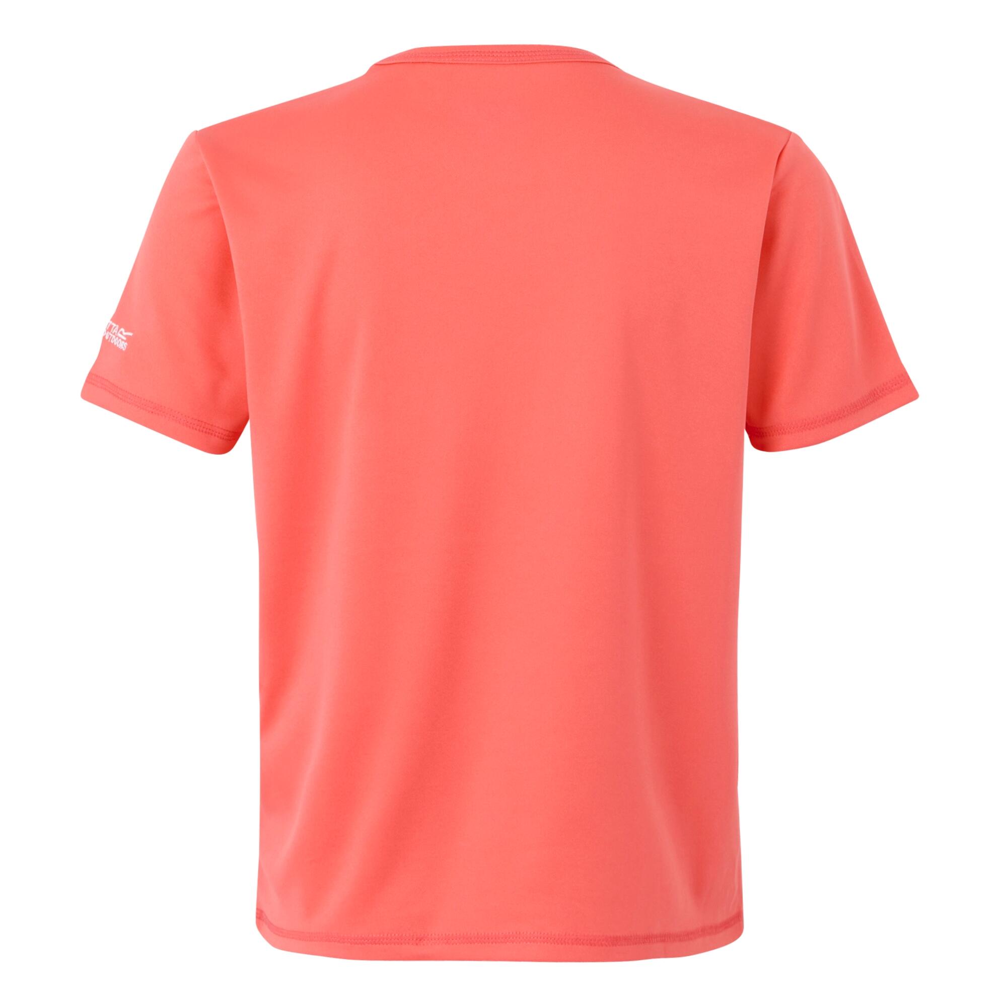 Tshirt Motif/style Montagne ALVARADO Enfant (Pêche Foncée) 2/5