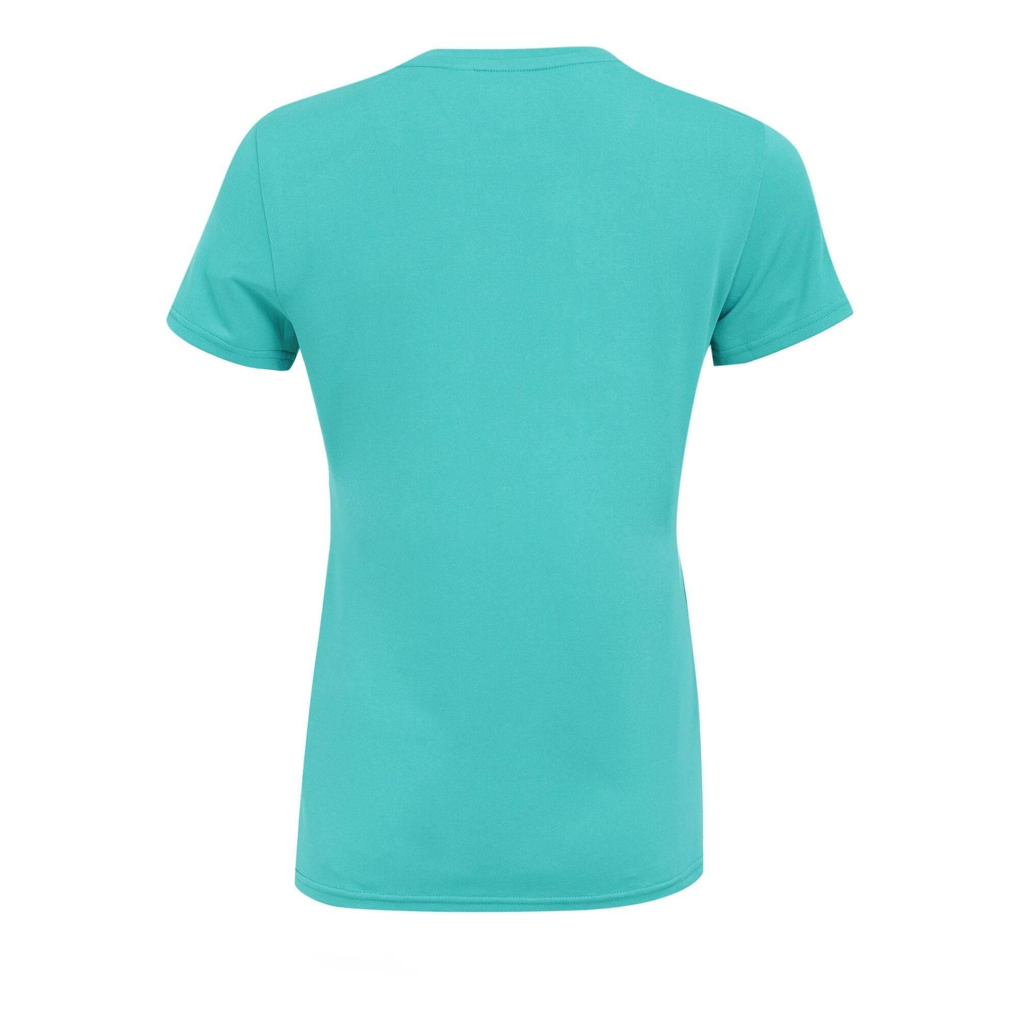 Tshirt Motif/style Paysage FINGAL Femme (Turquoise Vif) 2/4