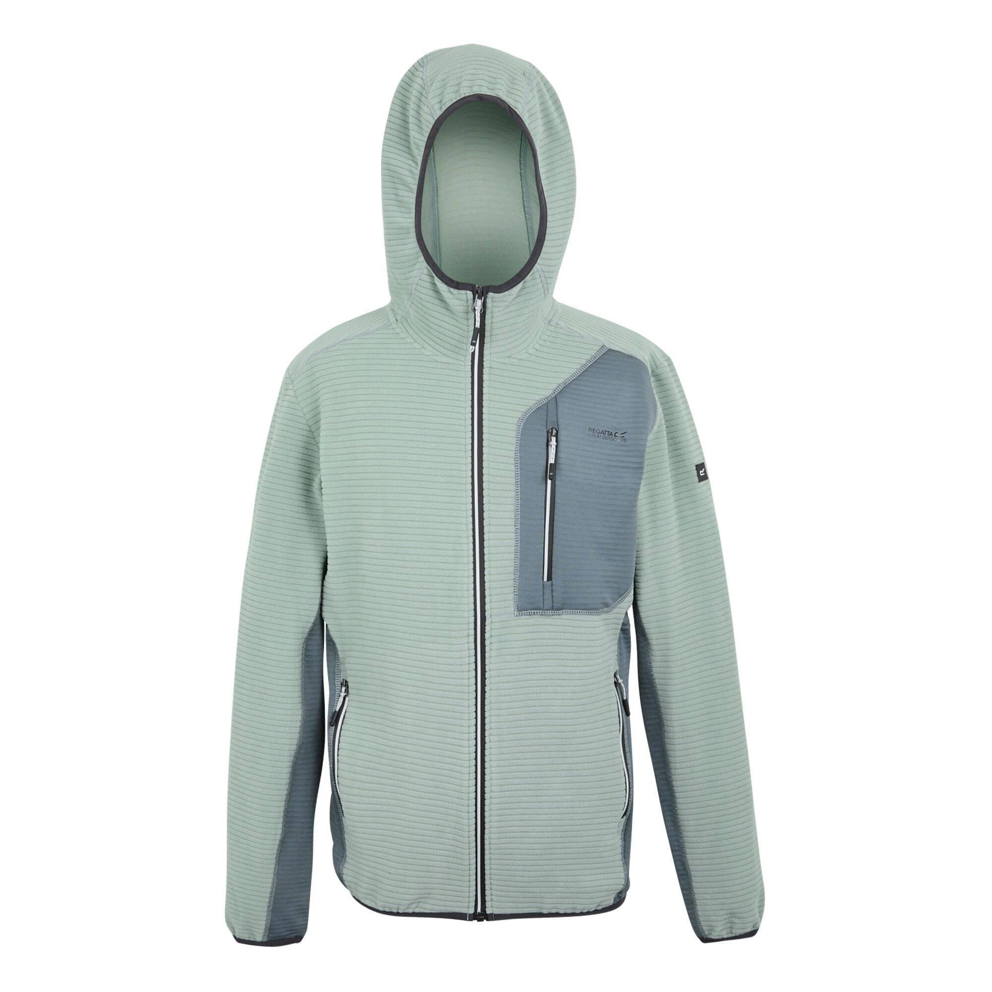 REGATTA Mens Lakewright Full Zip Fleece Jacket (Glacier/Stormy Weather)