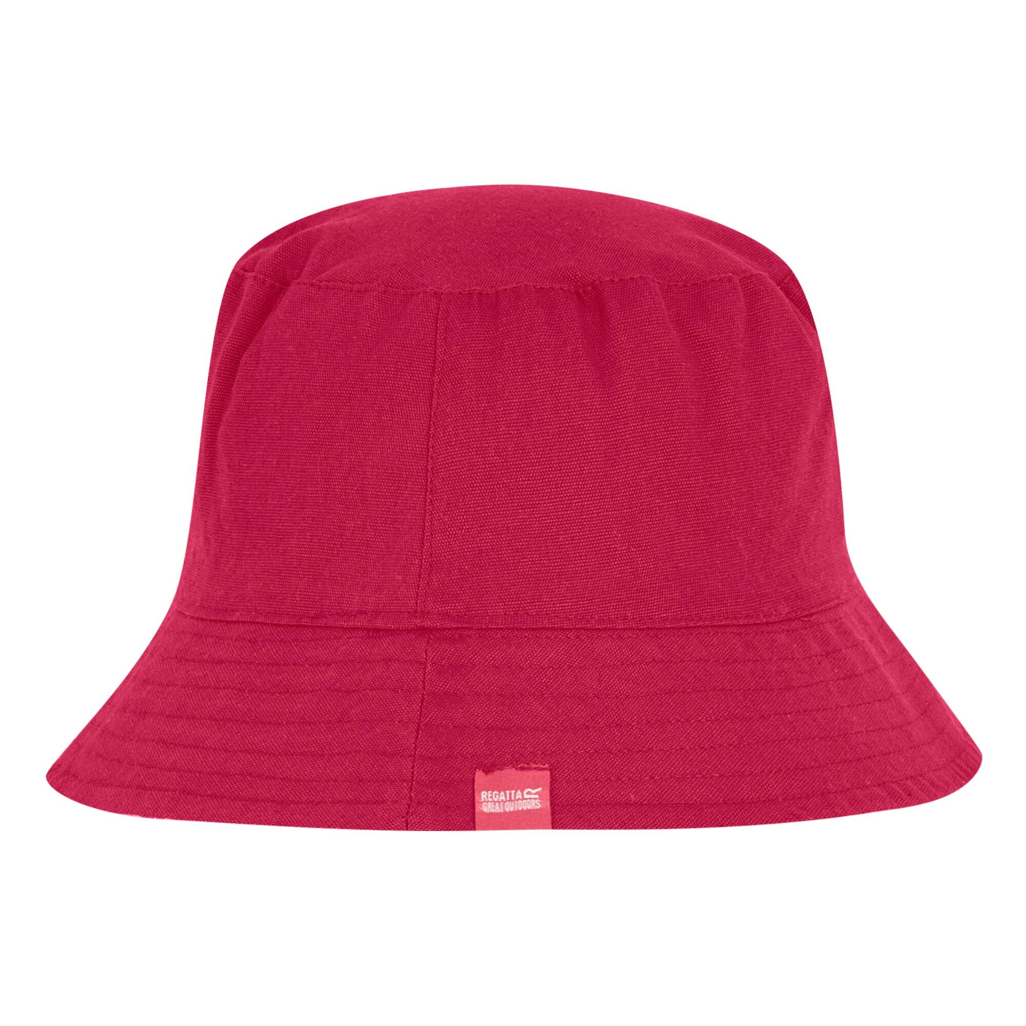 Childrens/Kids Wild Flowers Reversible Bucket Hat (Pop) 2/3