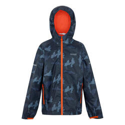 Veste Imperméable LEVER Enfant (Bleu Marine / Orange Sanguine)