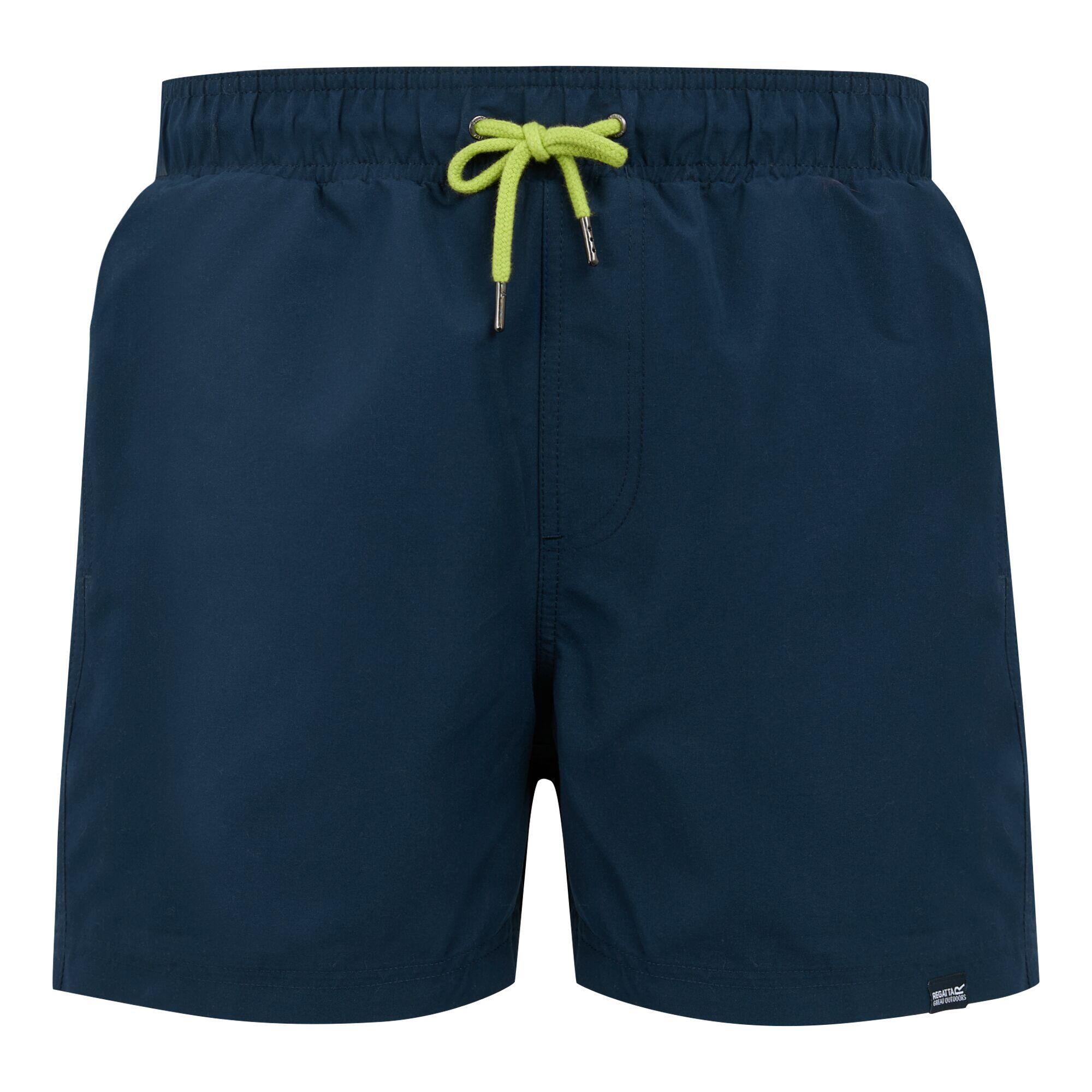 Donkerblauw / Limoengroen