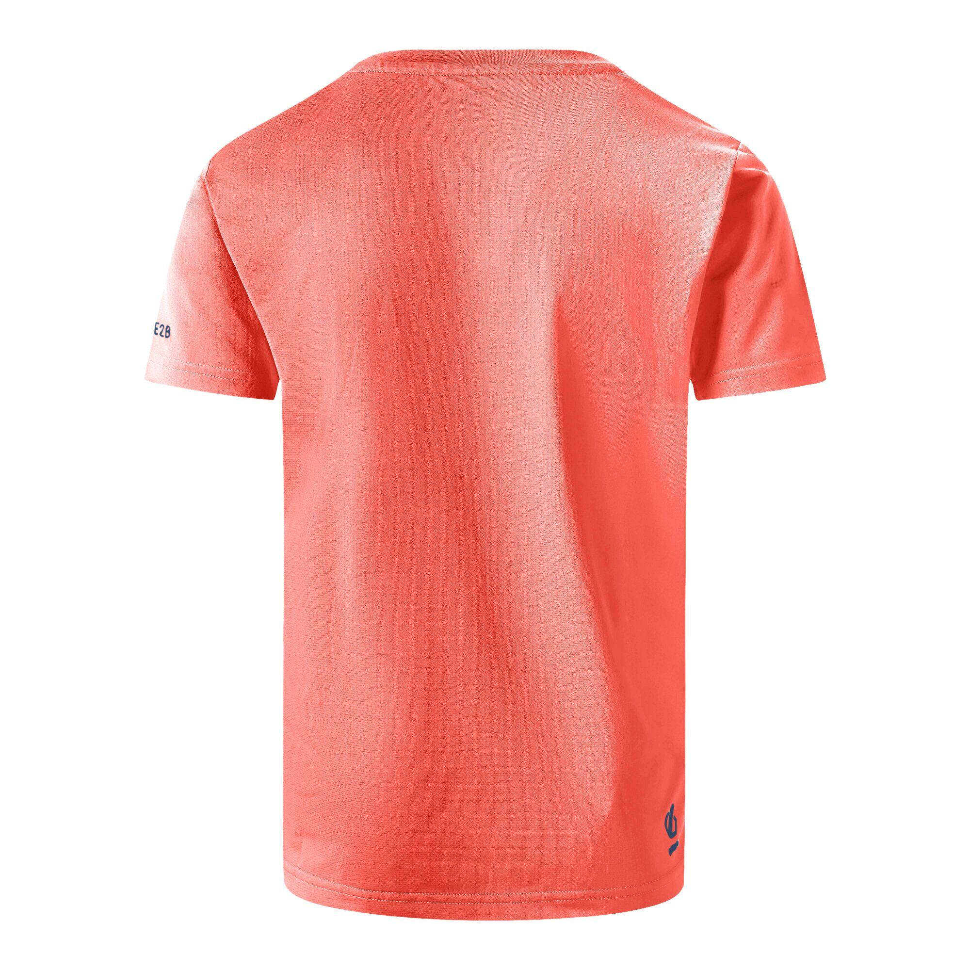 Childrens/Kids Amuse II Mountain TShirt (Peach Bloom) 2/4