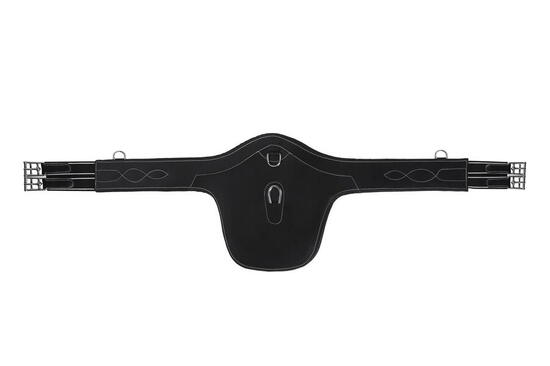 Sattelgurt mit Bauchlatz Leder, Vielseitigkeitsgurt START Belly