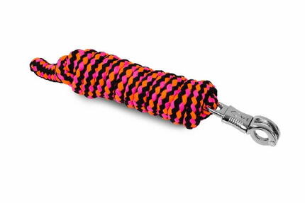 Führstrick mit Panikhaken für Pferd - Anbindestrick START Soft 2m mehrfarbig