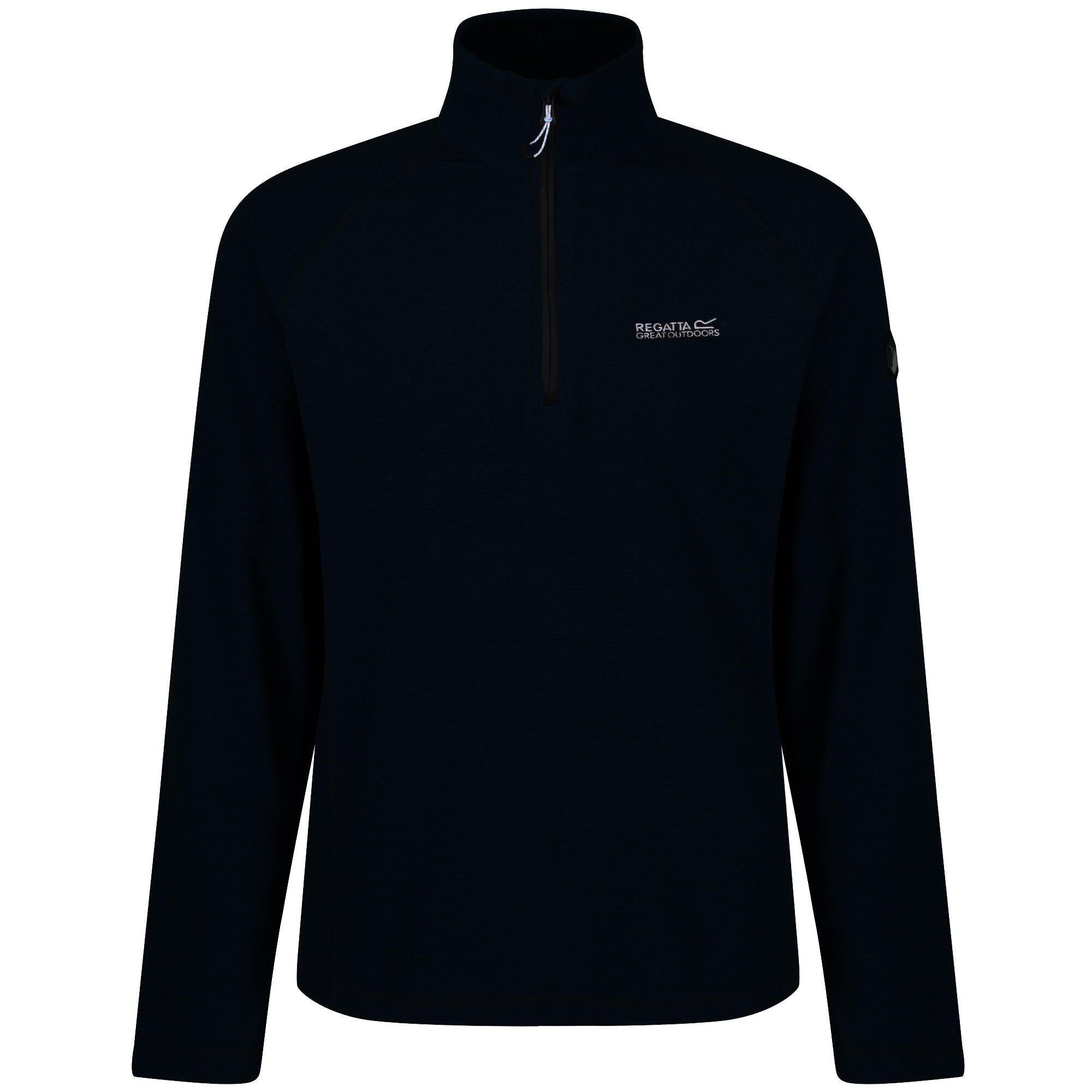 Great Outdoors Funnel Maglia In Pile Con Collo Alto Uomo Regatta Montes Nero 2/5