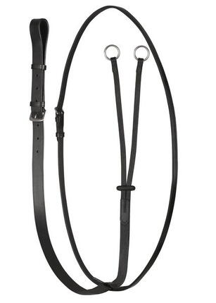 Martingal Pferd aus Leder für Vorderzeug START schwarz/braun