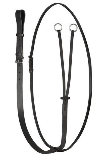 Martingal Pferd aus Leder für Vorderzeug START schwarz/braun