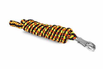 Führstrick mit Panikhaken für Pferd - Anbindestrick START Soft 2m mehrfarbig