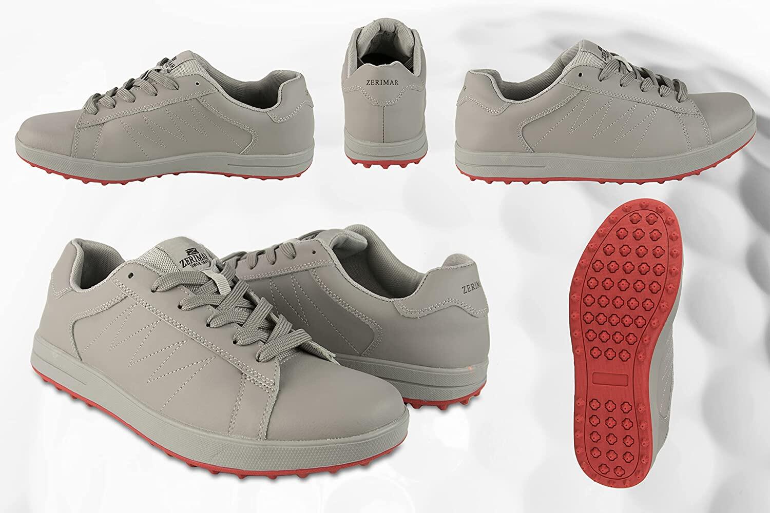 Zapatos Deportivos de Golf Zerimar de Cuero para Hombre 3/5