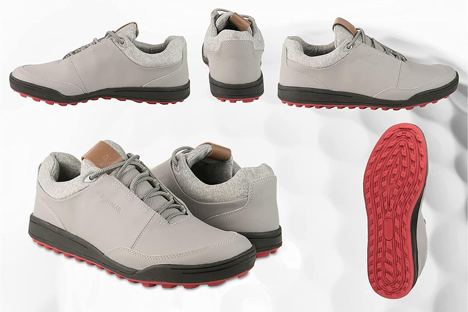 Zapatos Deportivos de Golf Zerimar de Cuero para Hombre 3/5