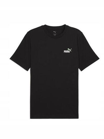 PUMA Ess+ 2 col Small Logo Tee Maglietta Puma Black-Spring Fern S