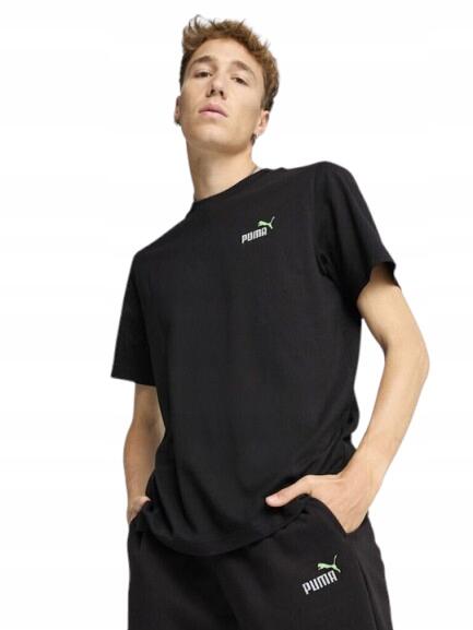 KOSZULKA męska PUMA 684717-51 t-shirt bawełniany sportowa granatowa S 4/5