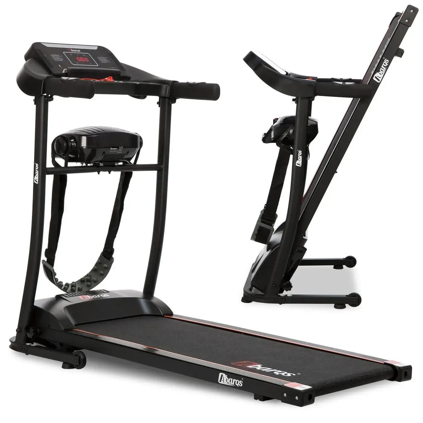 Bieżnia treningowa elektryczna z masażerem AbarQs fitness 402.S.M 1/4