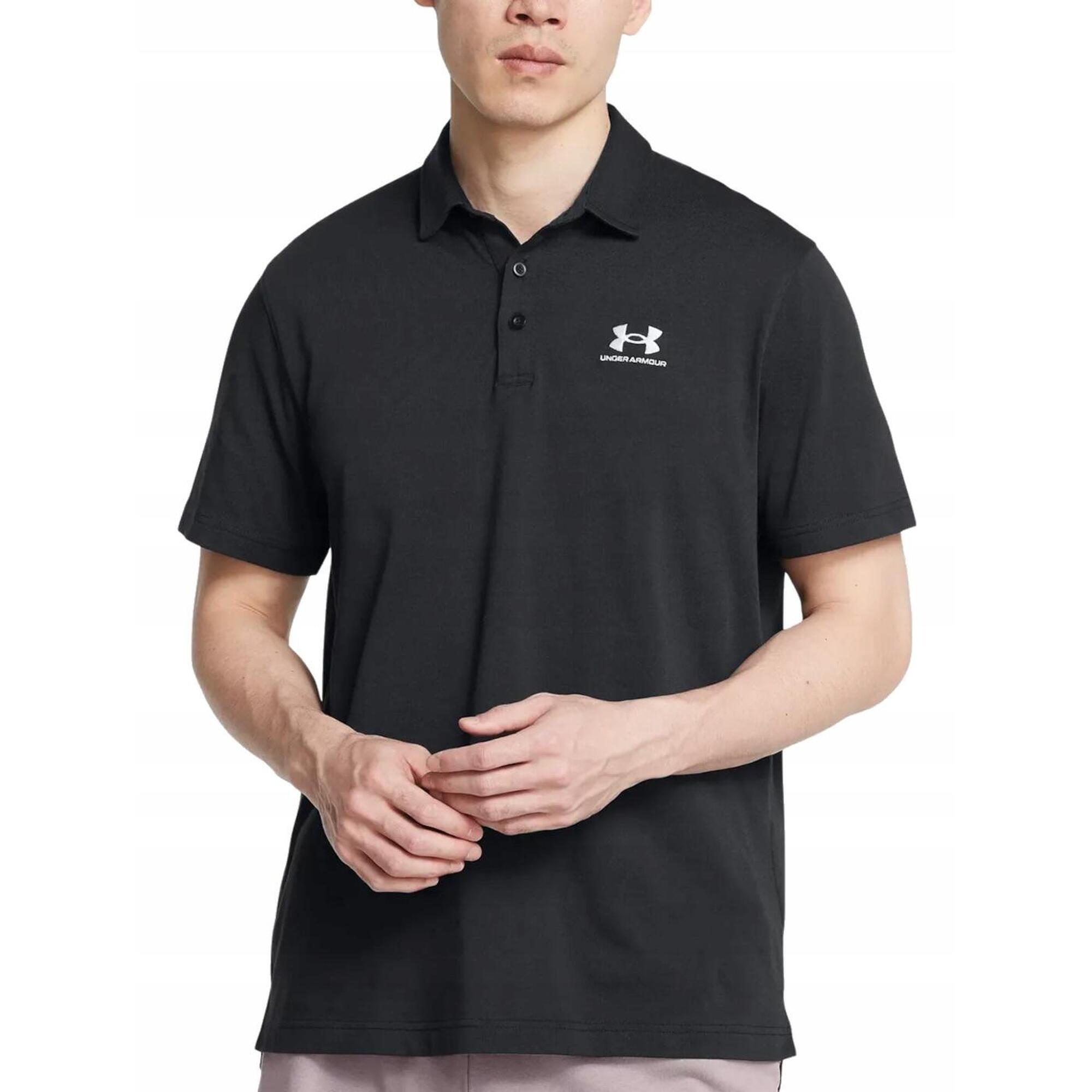 Koszulka polo na co dzień męska UNDER ARMOUR z kołnierzykiem bawełna