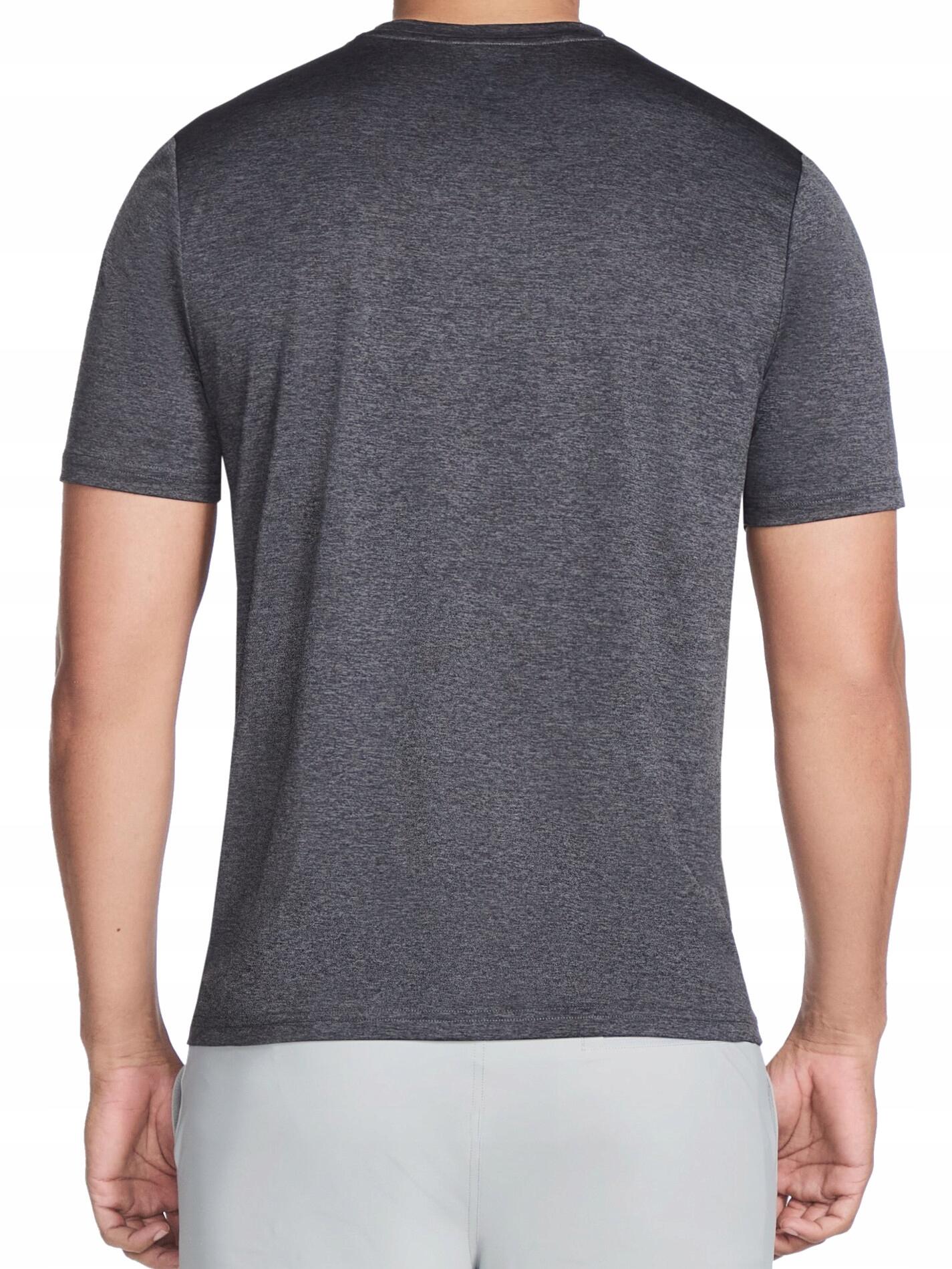 KOSZULKA męska SKECHERS TS233-BKCC szybkoschnąca treningowa szary S 3/4