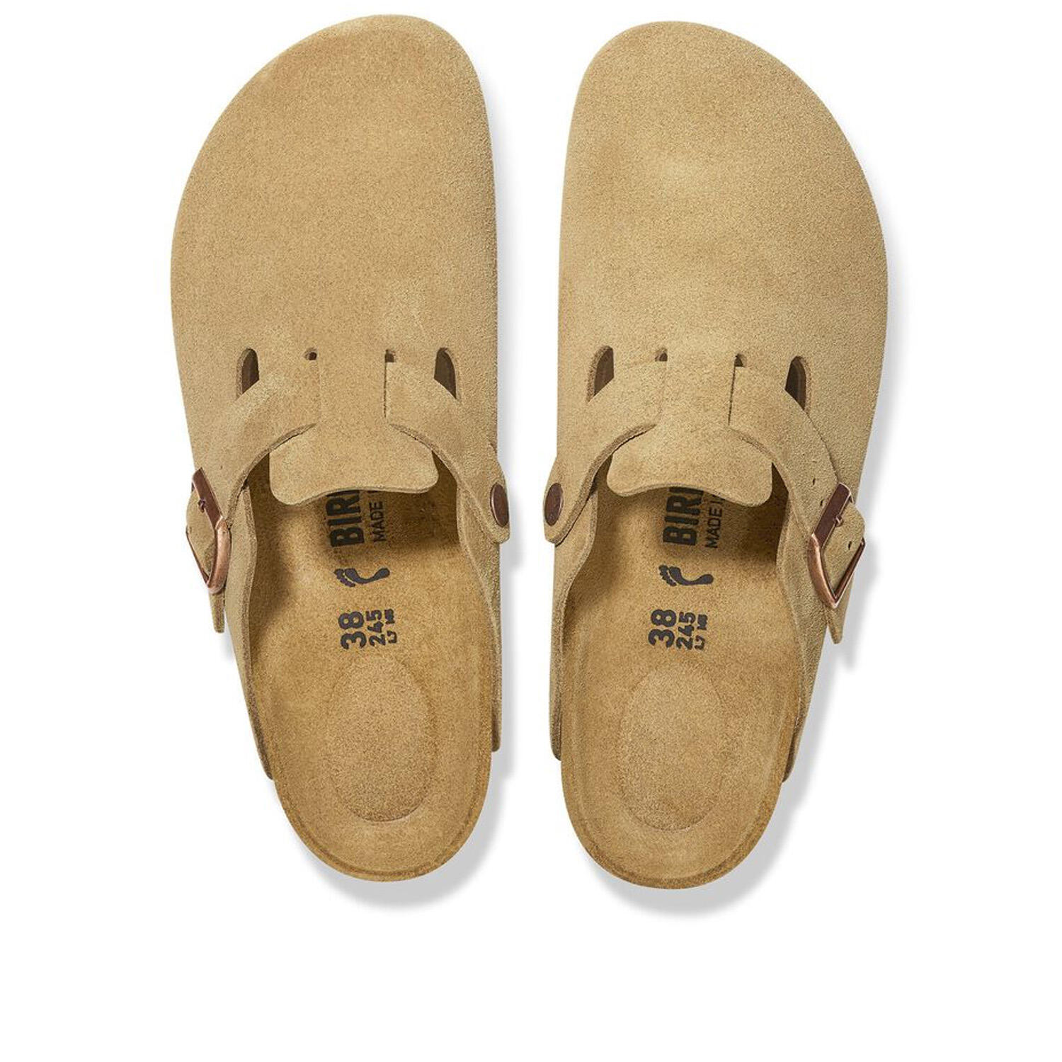 Birkenstock - camurça Boston bege 1026164 2/3
