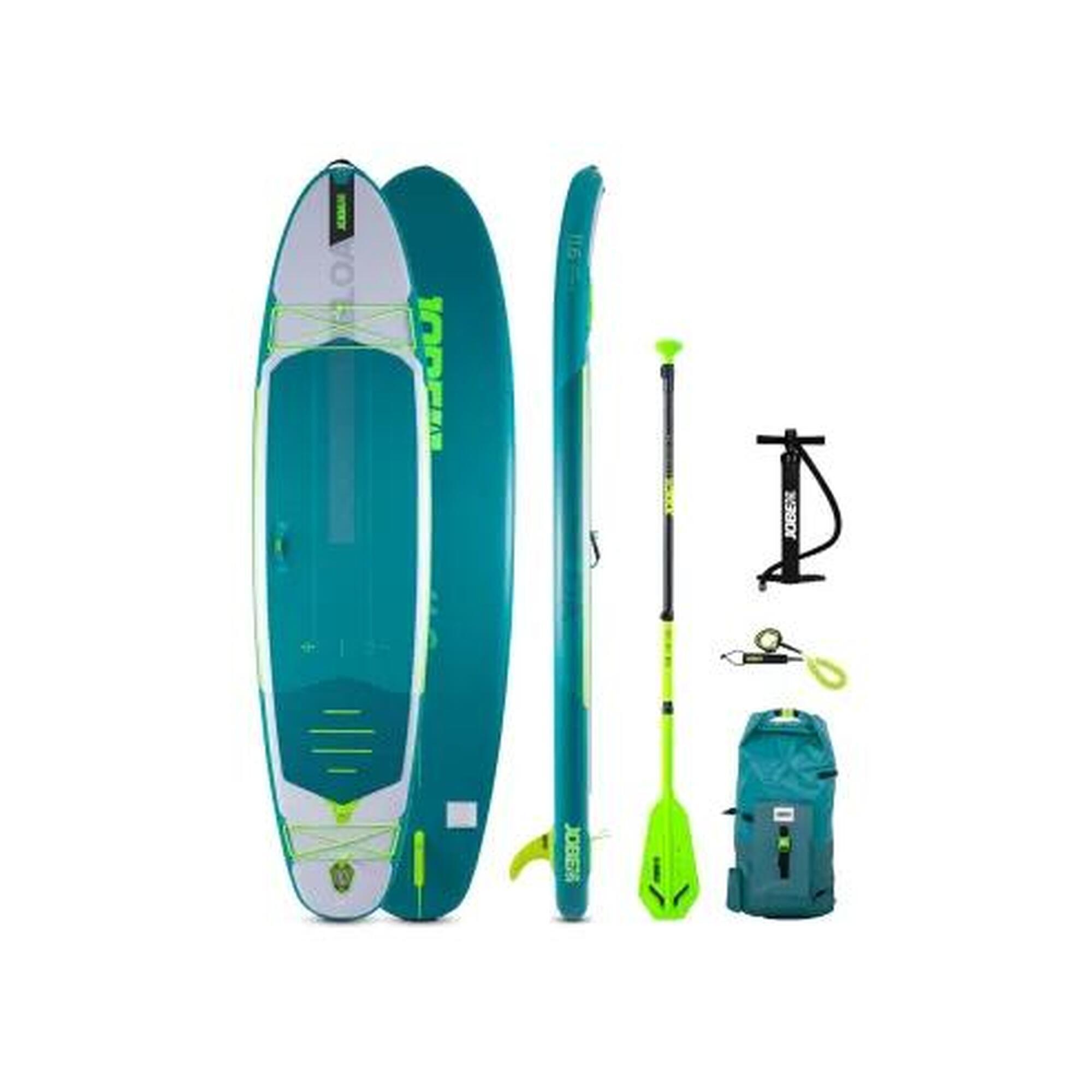 Jobe - Stand-up Paddle Gonflable Loa 11.6 - Planche De Stand Up Paddle - Blanc|bleu|vert - Decathlon
