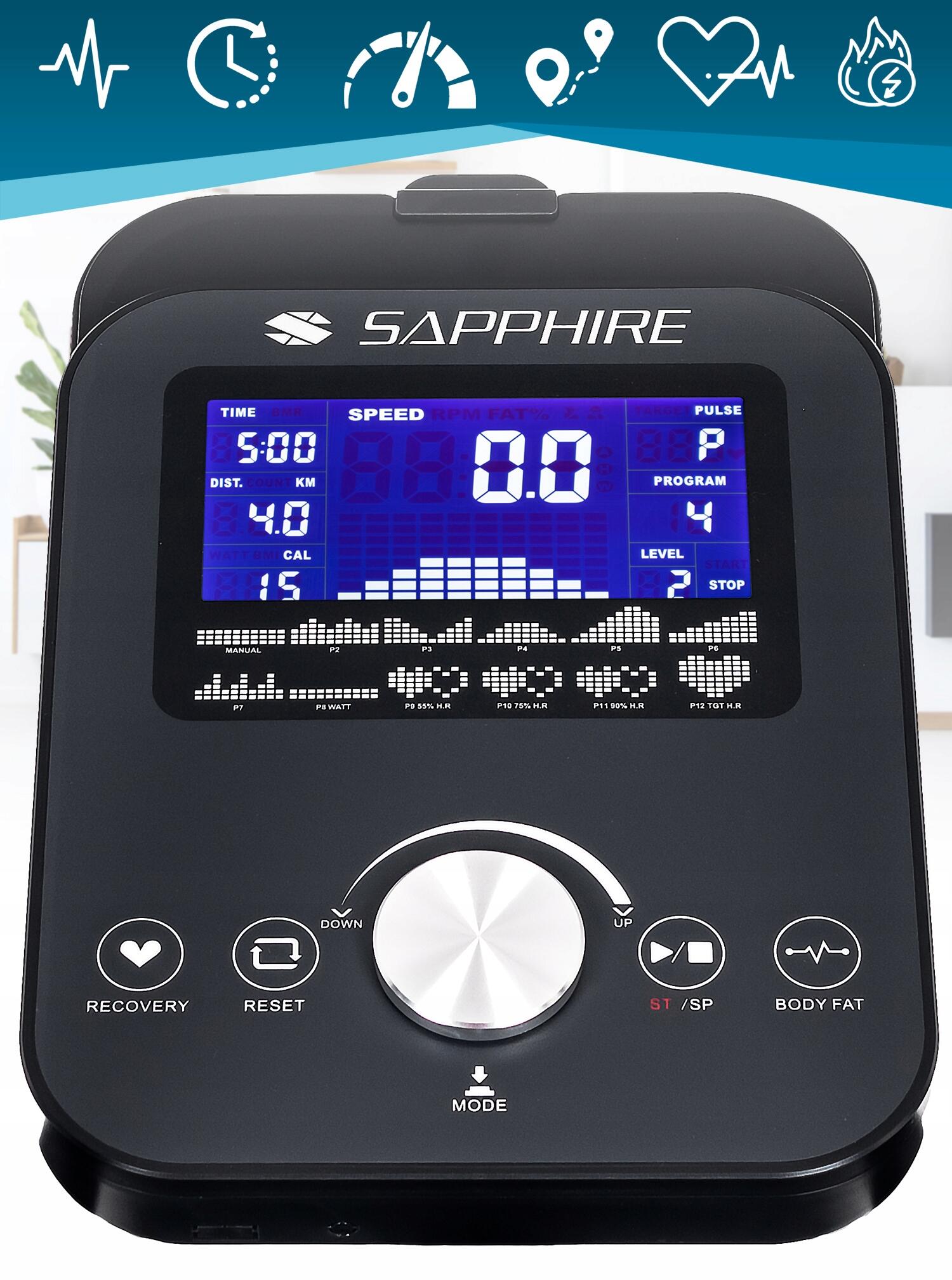 Trenażer elektromagnetyczny Sapphire SG-650E Konax Bluetooth Aplikacje 6/7