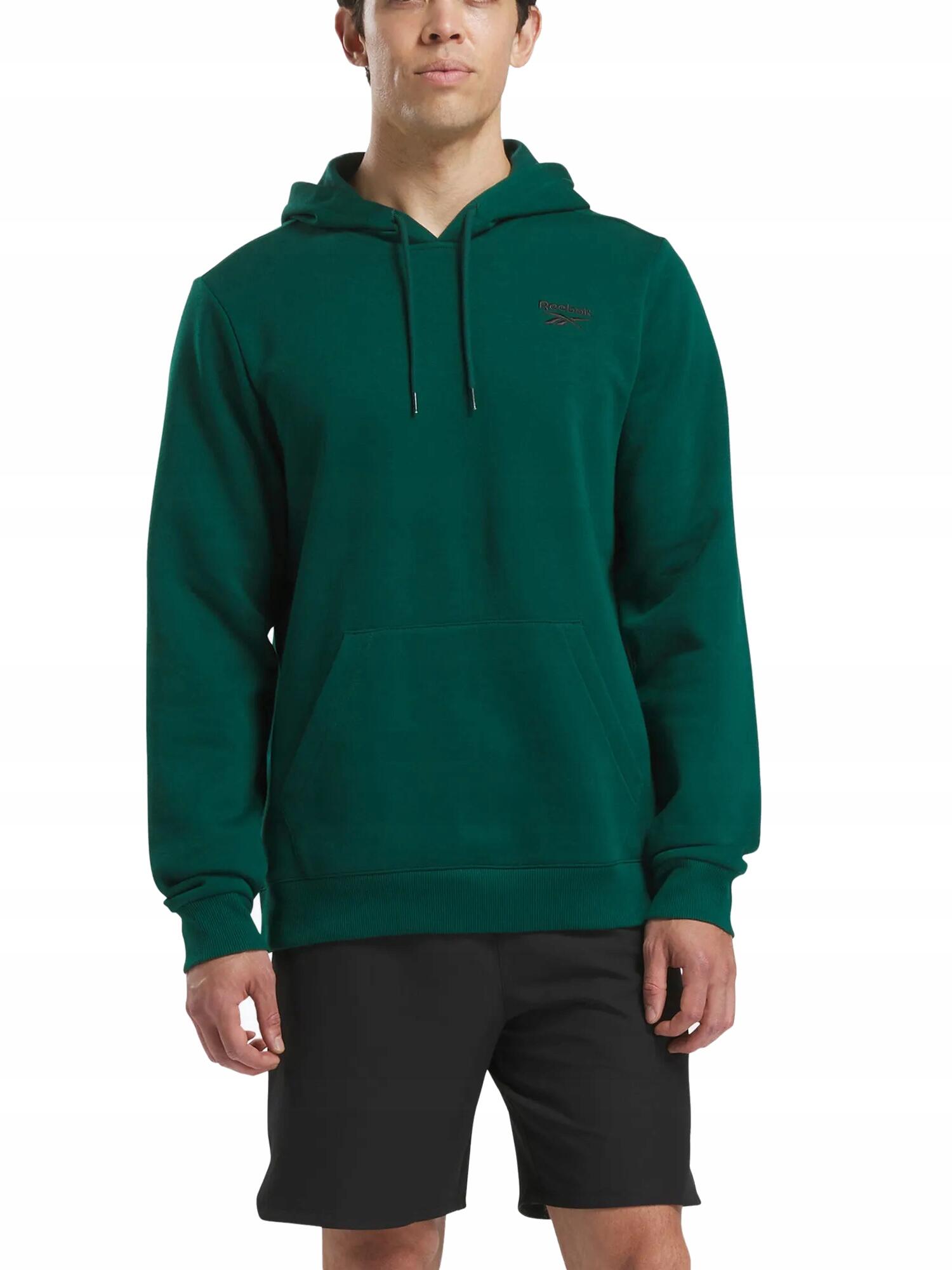 BLUZA męska REEBOK sportowa 100217203 zielona L 4/5